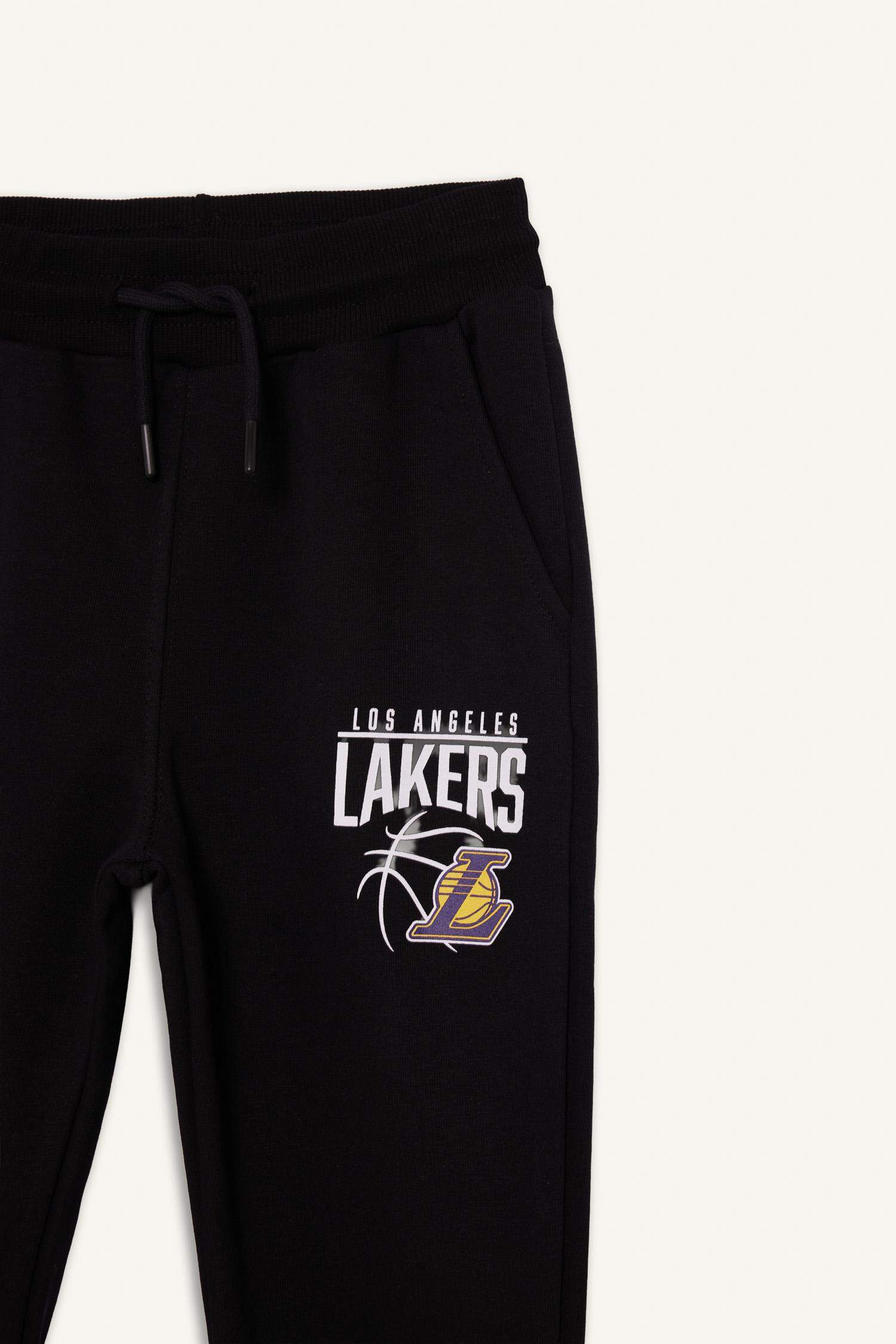 Erkek Çocuk NBA Los Angeles Lakers Beli Lastikli Jogger Eşofman Altı