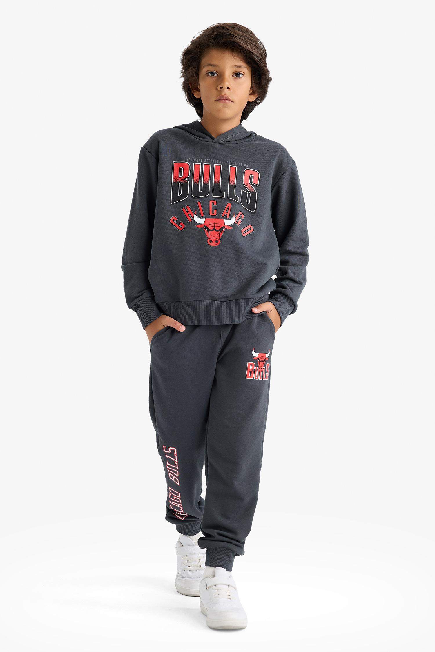 Erkek Çocuk NBA Chicago Bulls Beli Lastikli Jogger Eşofman Altı