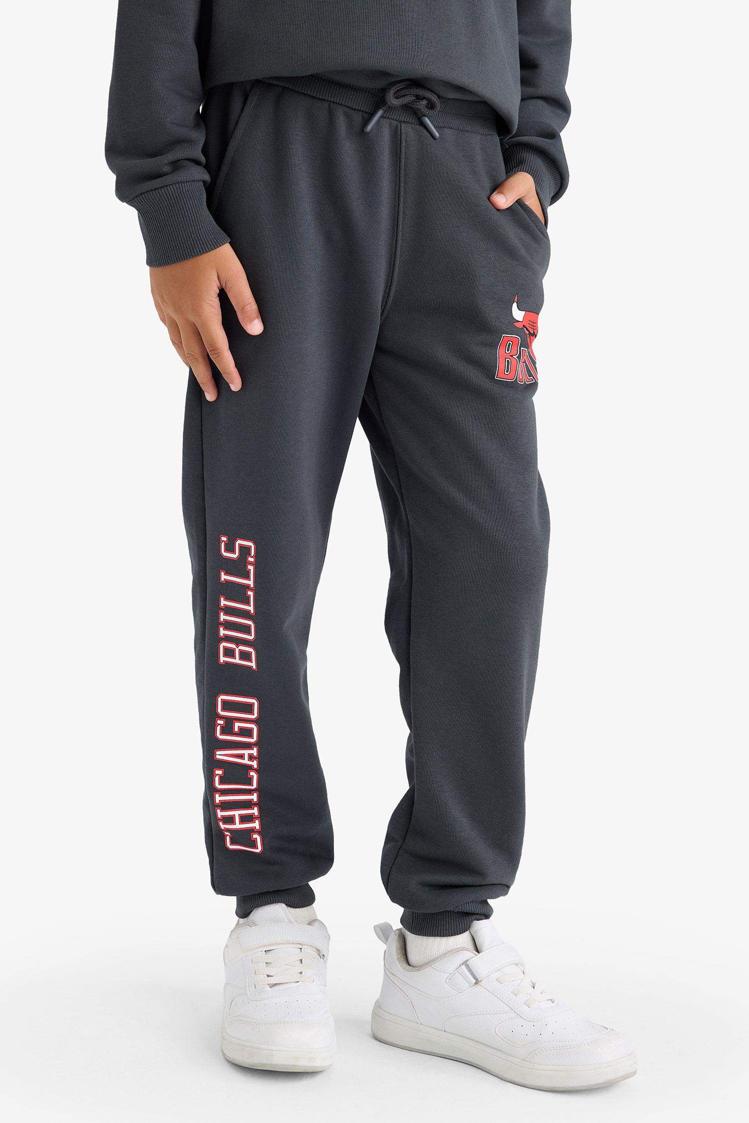 Erkek Çocuk NBA Chicago Bulls Beli Lastikli Jogger Eşofman Altı