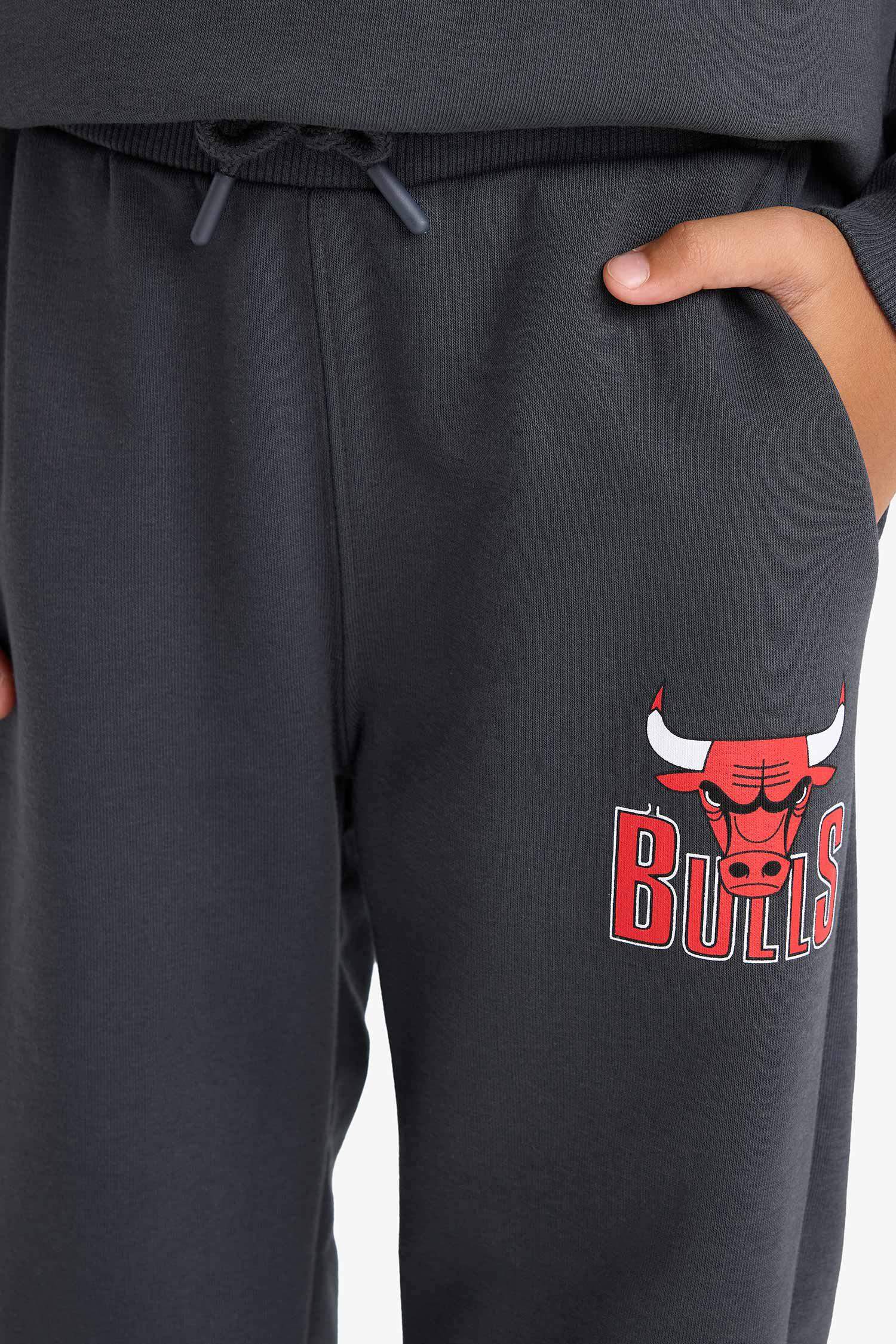 Erkek Çocuk NBA Chicago Bulls Beli Lastikli Jogger Eşofman Altı