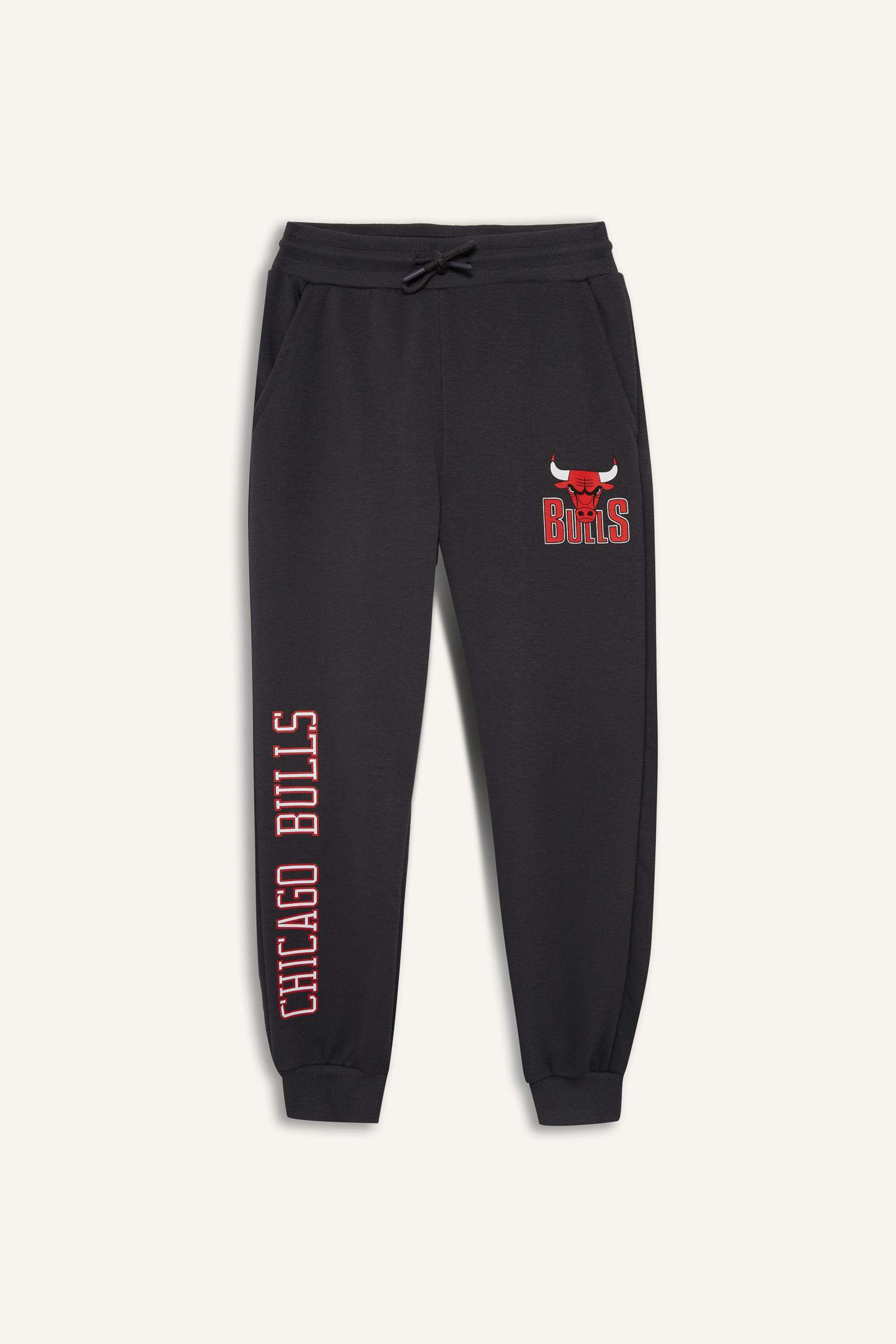 Erkek Çocuk NBA Chicago Bulls Beli Lastikli Jogger Eşofman Altı