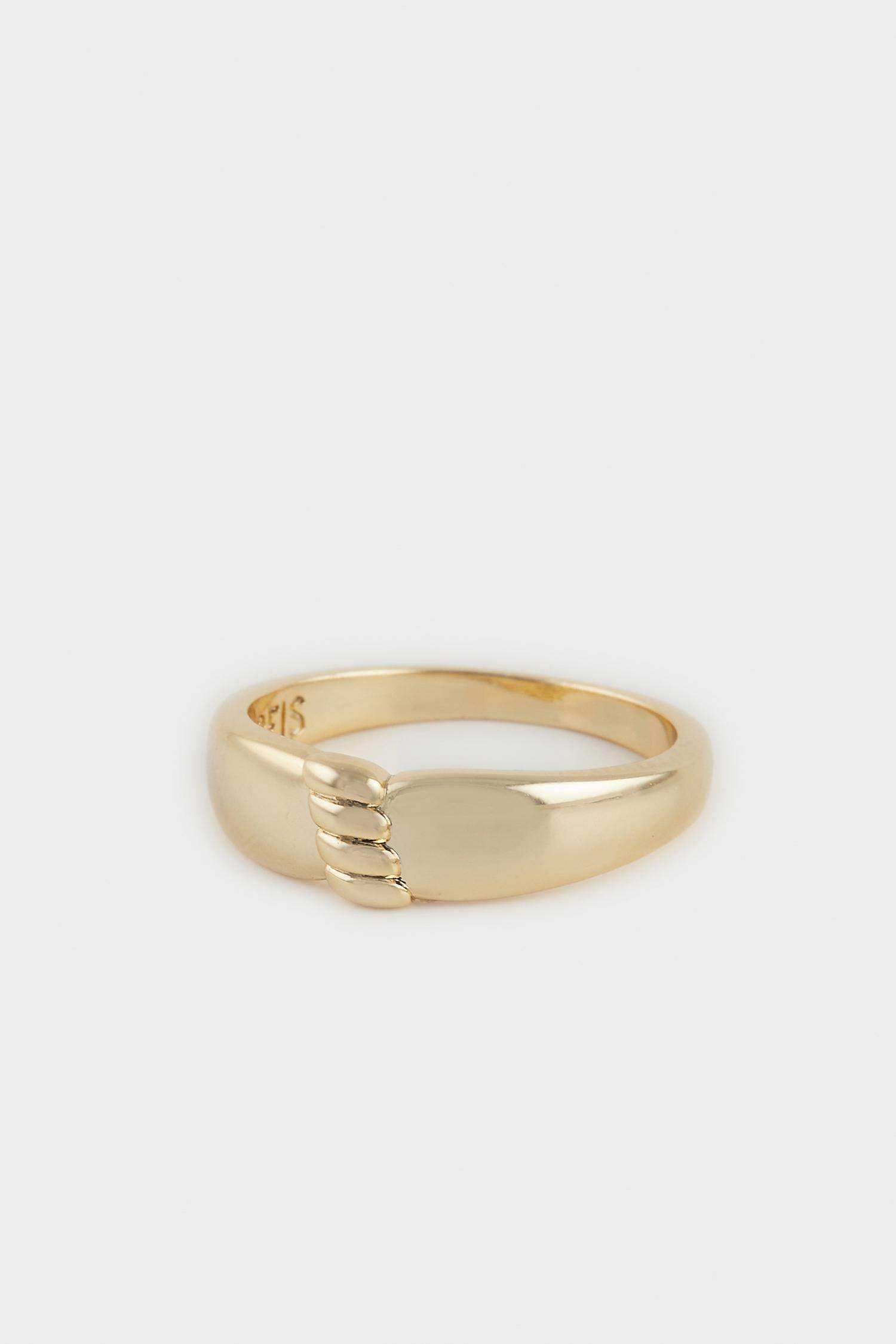 Reis x DeFacto 14K Gold Plated Spirale Duo Woman 2 Piece Gold Rings