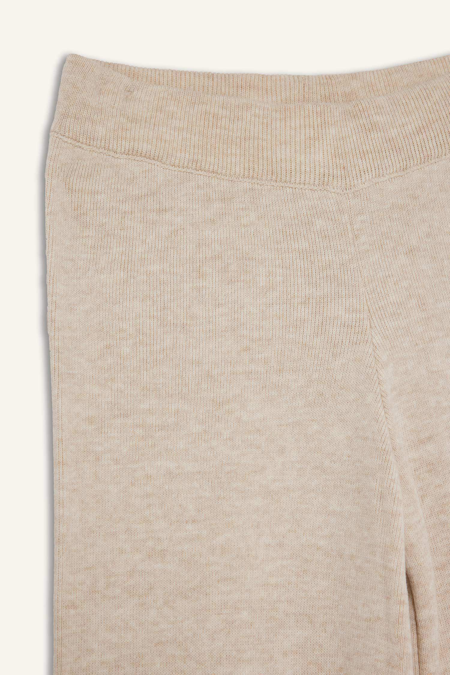 Girl Elastic Waist Wide Leg Trousers