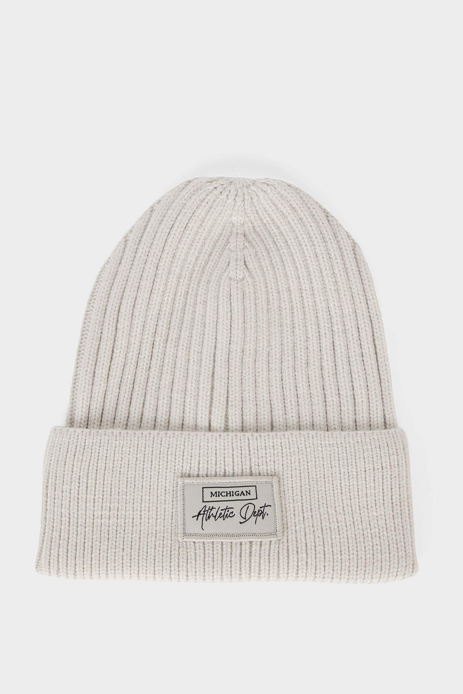 Man Fleece Lined Labeled Beanie