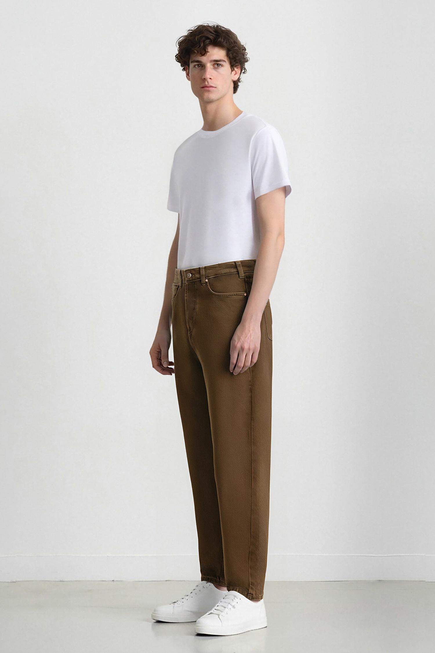 بنطرون قطن باجي فيت برجل عادي