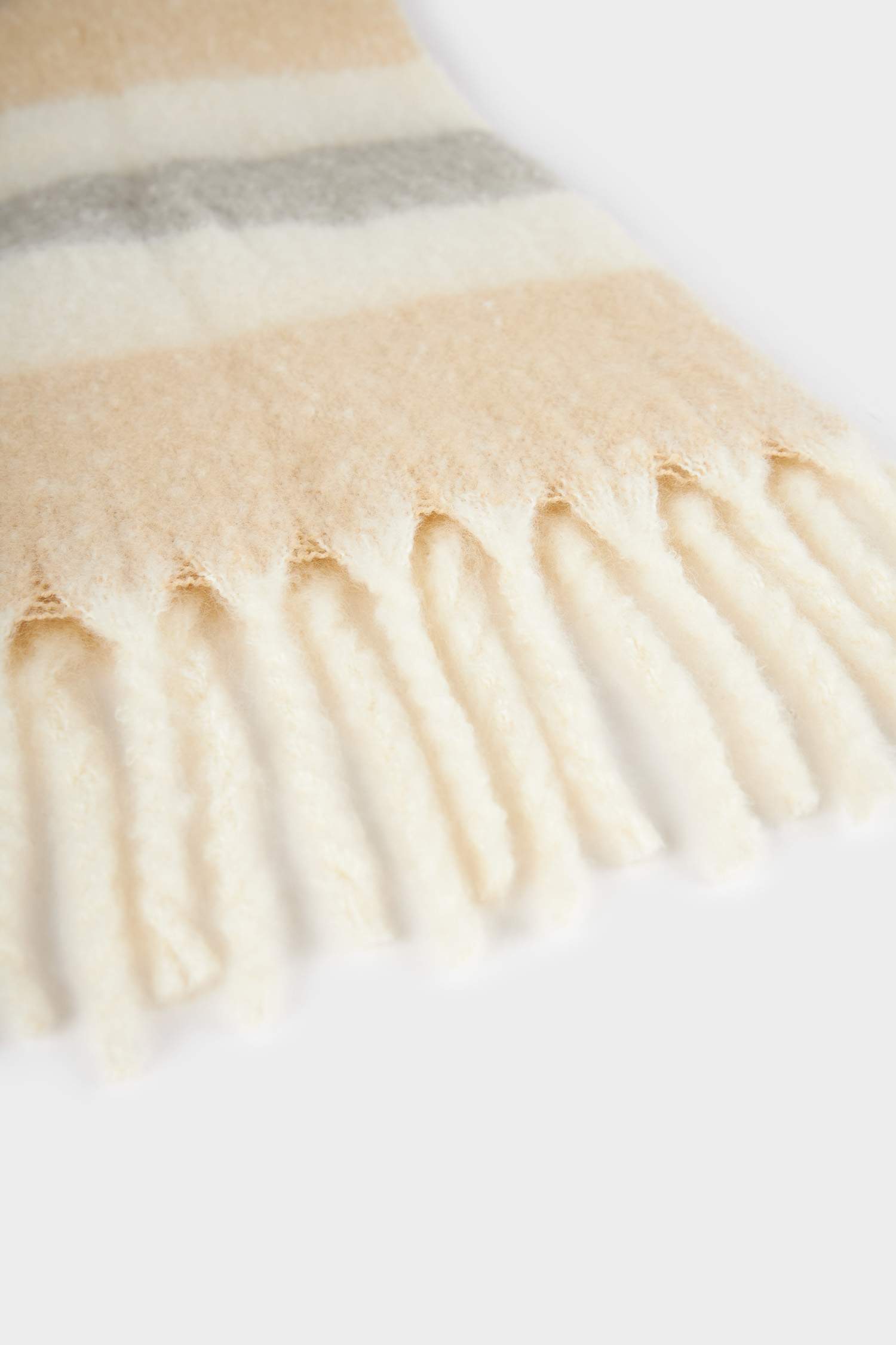 Écharpe tissée à blocs de couleur pour fille