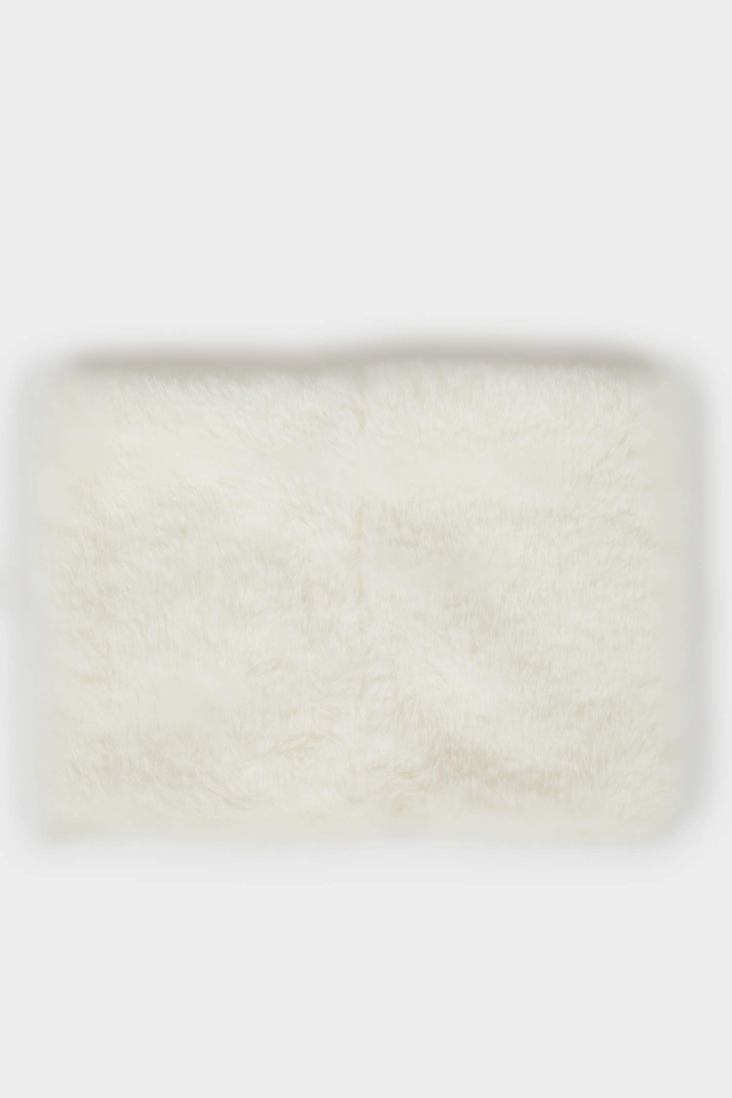 Плюшевый шарф с флисовой подкладкой для девочек