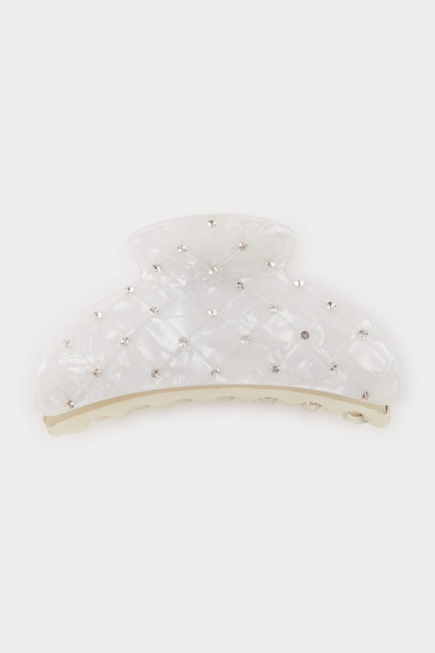 Woman Patterned Gold Clasp