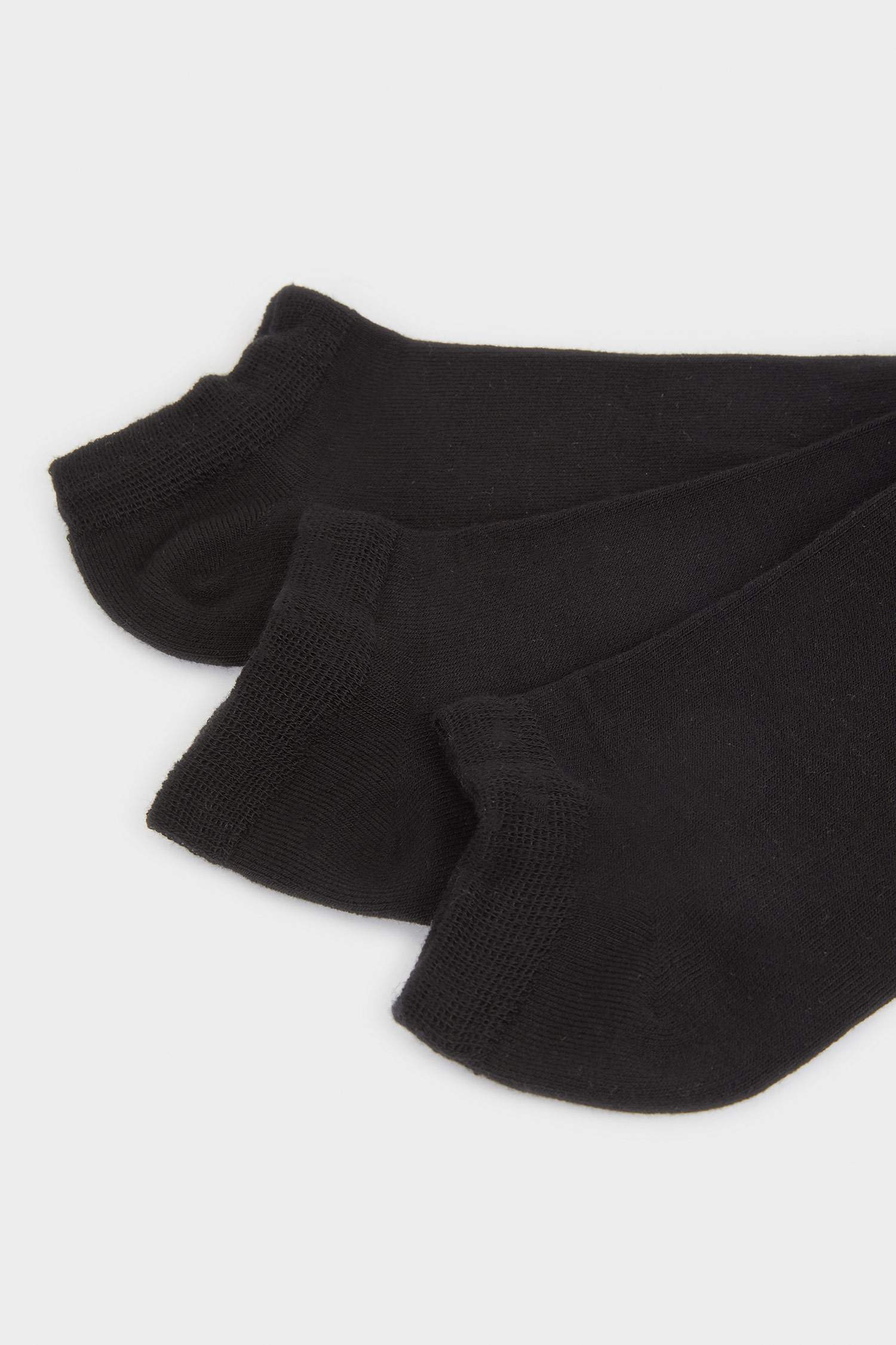 Erkek Dikişsiz 3'lü Bambu Patik Çorap