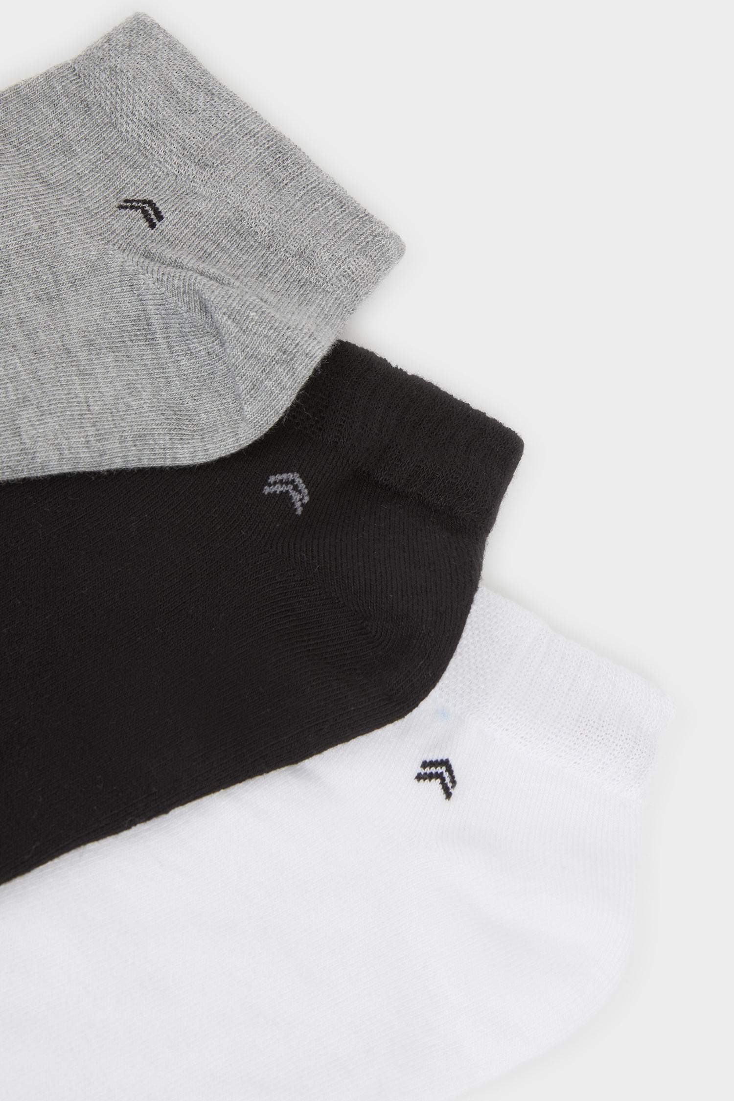 Erkek Dikişsiz 3'lü Bambu Patik Çorap