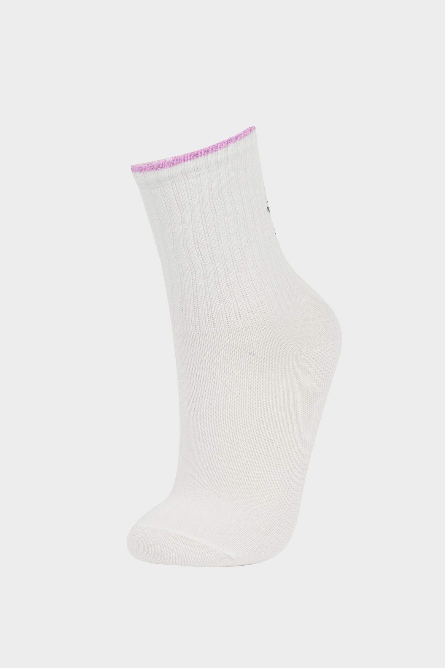 Kız Çocuk Disney Mickey & Minnie 3'lü Pamuklu Uzun Çorap