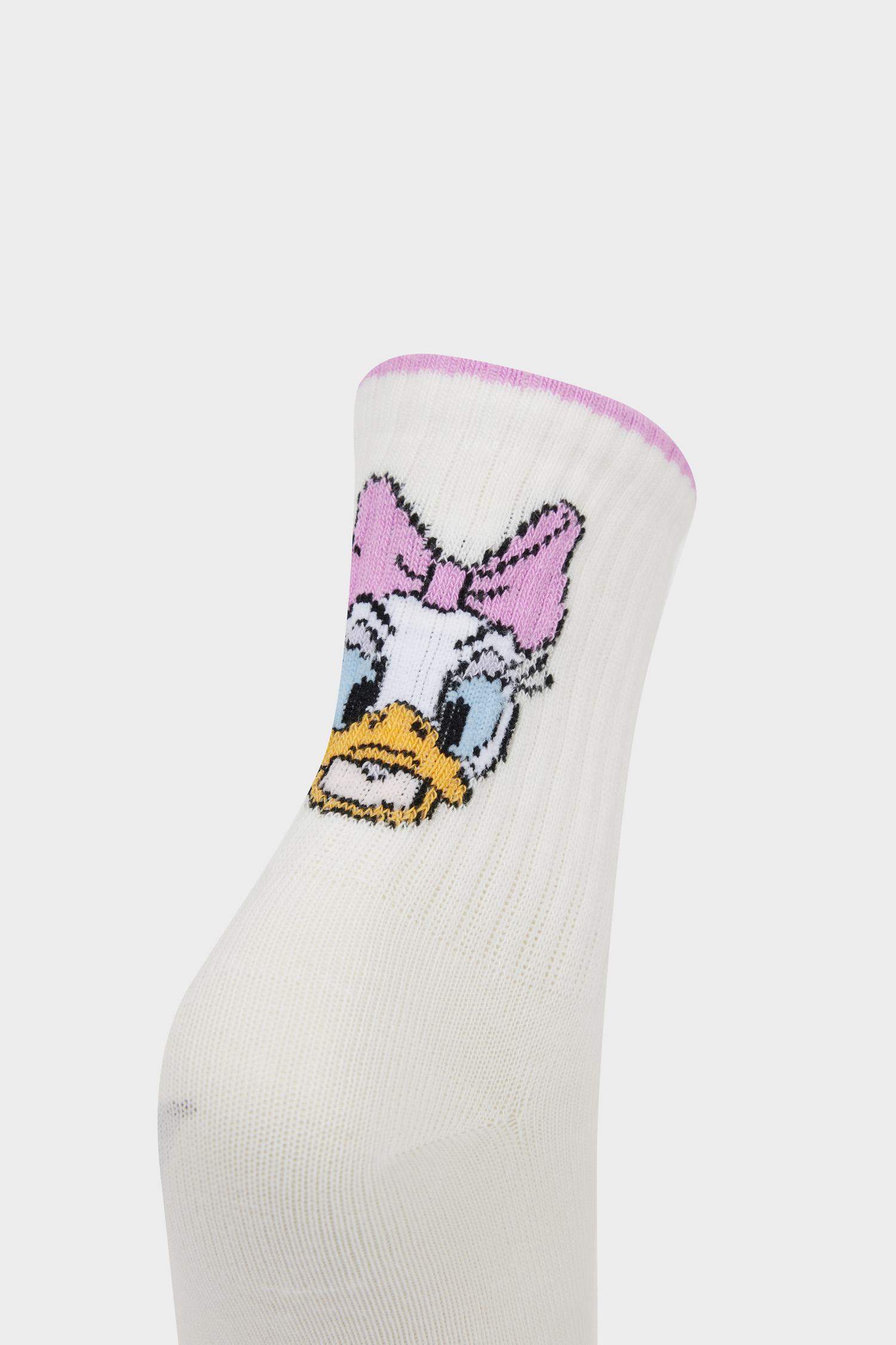 Kız Çocuk Disney Mickey & Minnie 3'lü Pamuklu Uzun Çorap