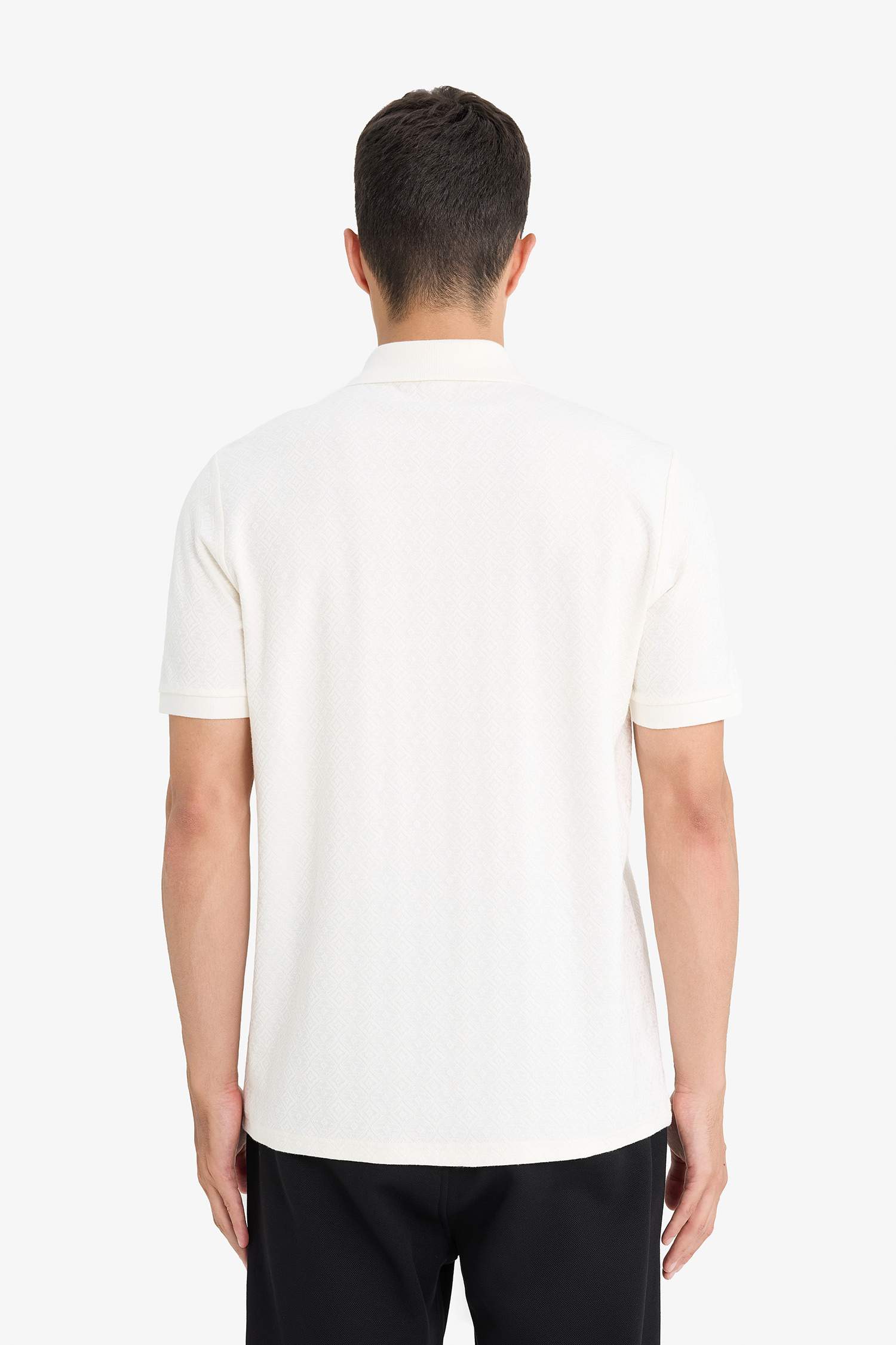 Knitwear Look Polo T-Shirt