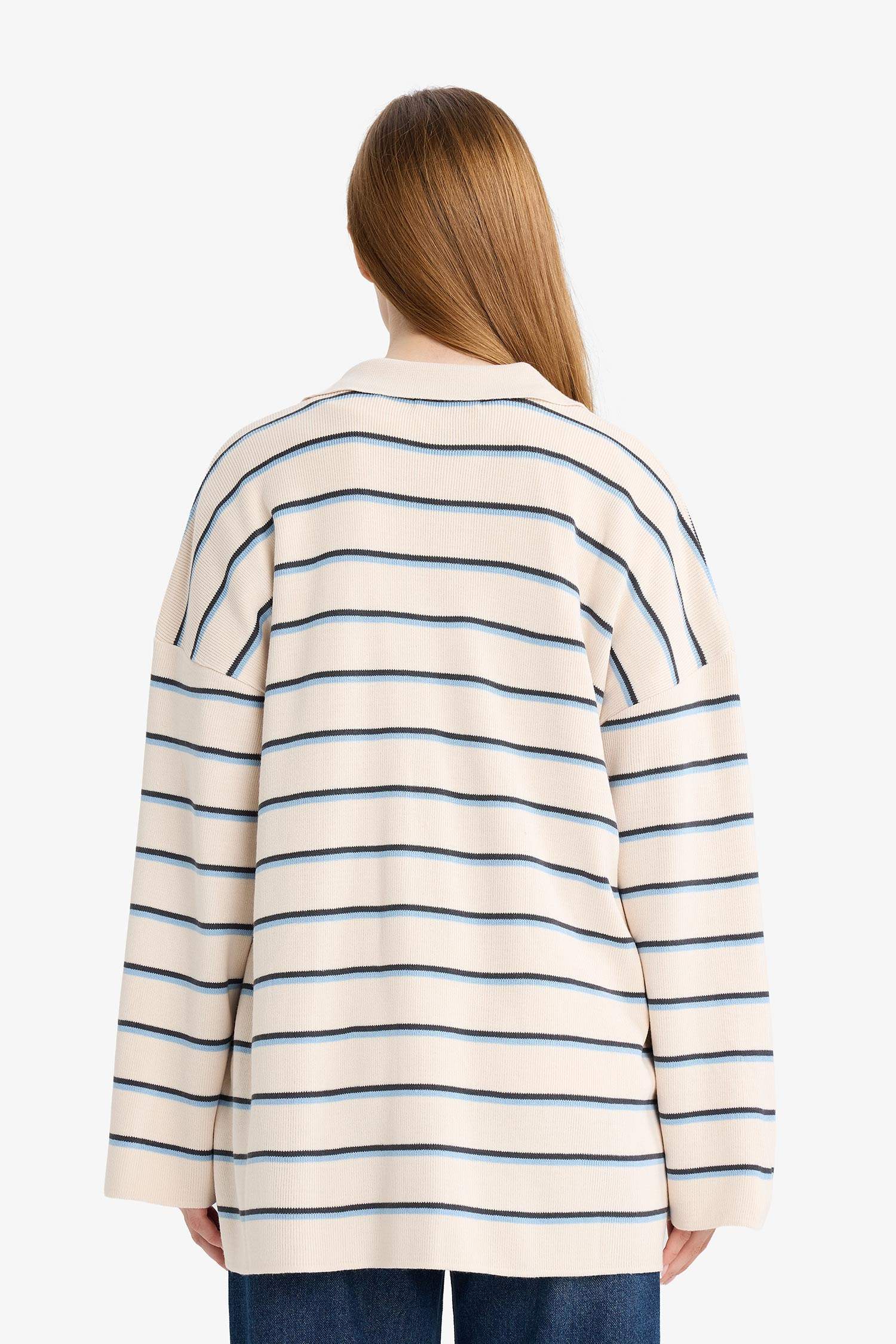 تونيك تريكو قصة عادية برقبة بولو