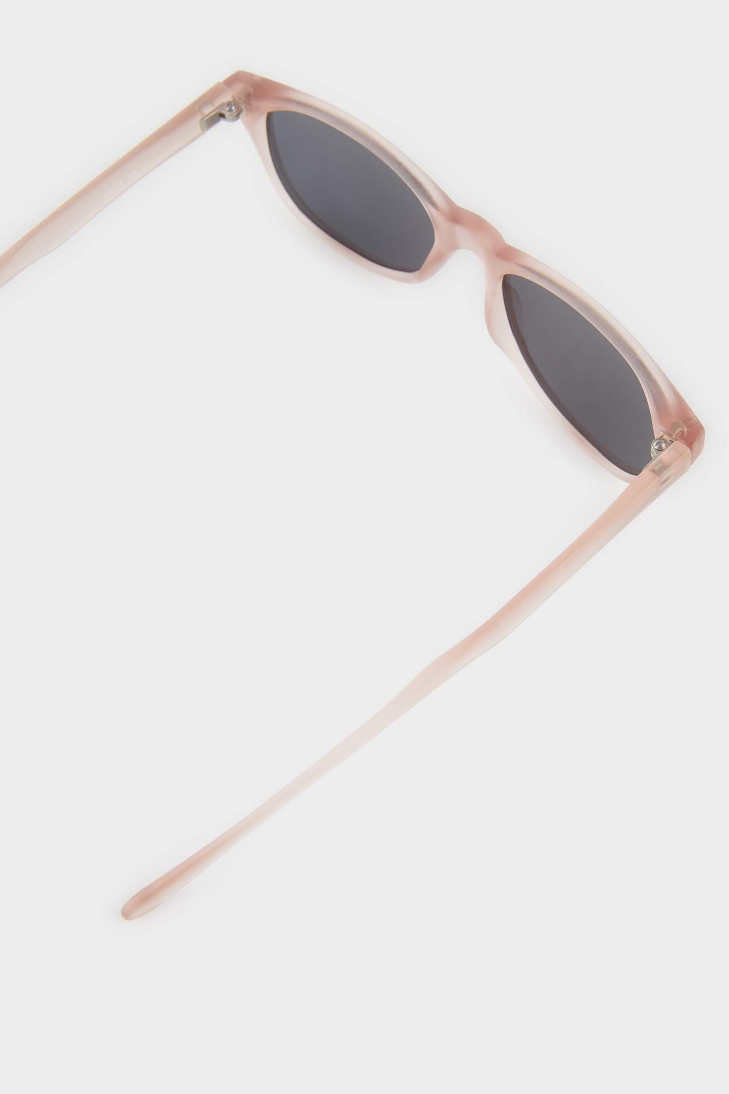 Kız Çocuk Yuvarlak Açık Turuncu Plastik Çerçeve Siyah Cam Polarize Güneş Gözlüğü