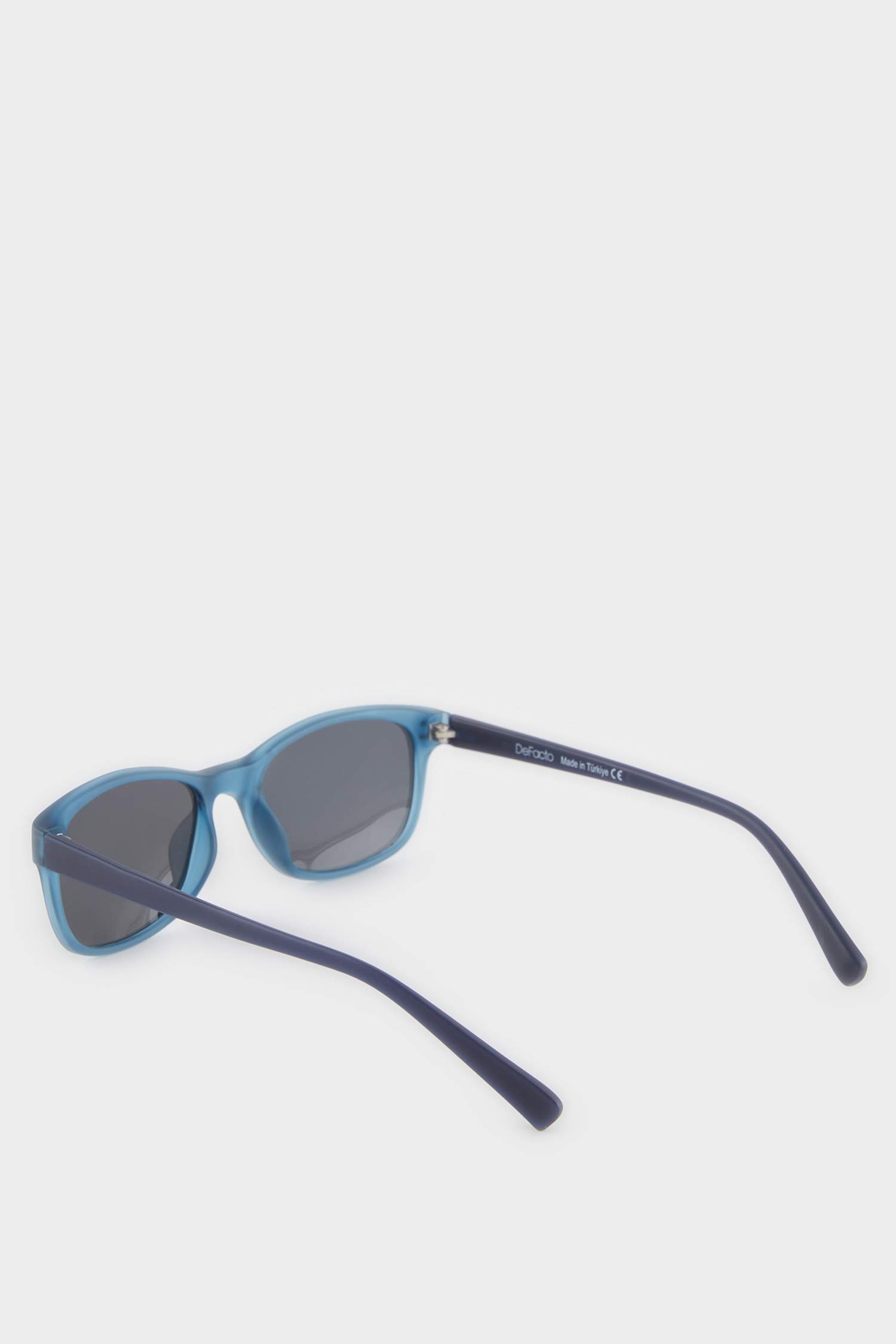 Erkek Çocuk Yuvarlak Lacivert Plastik Çerçeve Siyah Cam Polarize Güneş Gözlüğü