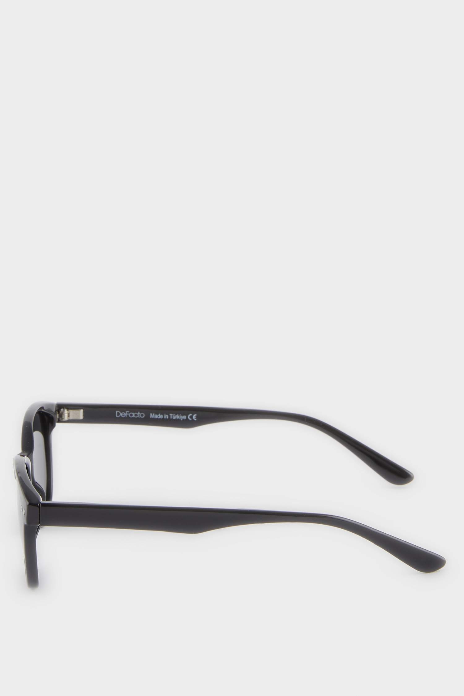 Erkek Çocuk Yuvarlak Siyah Plastik Çerçeve Siyah Cam Polarize Güneş Gözlüğü