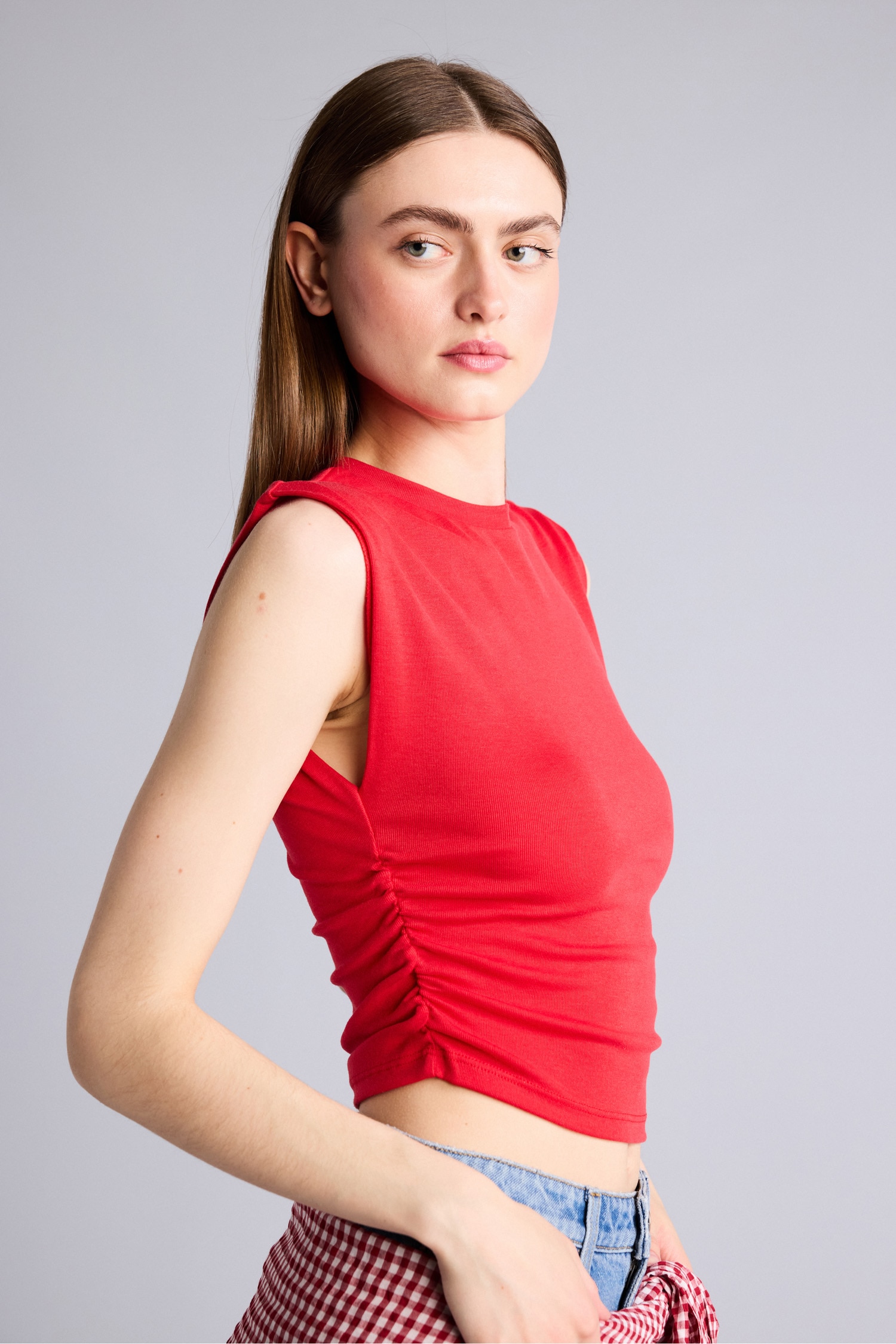 DeFacto Slim Fit Ribana Atlet görsel 3