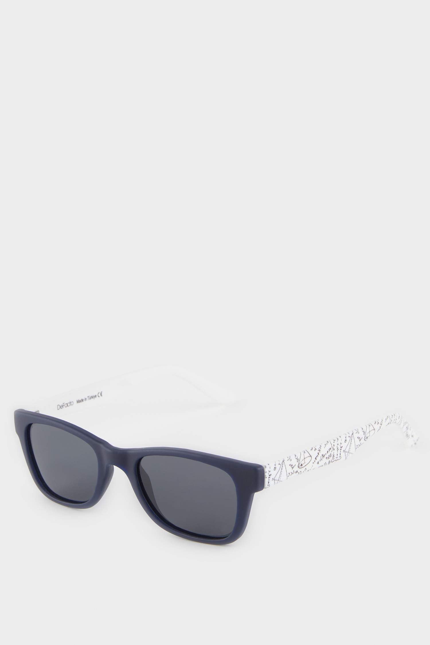 Erkek Çocuk Yuvarlak Renkli Plastik Çerçeve Siyah Cam Polarize Güneş Gözlüğü