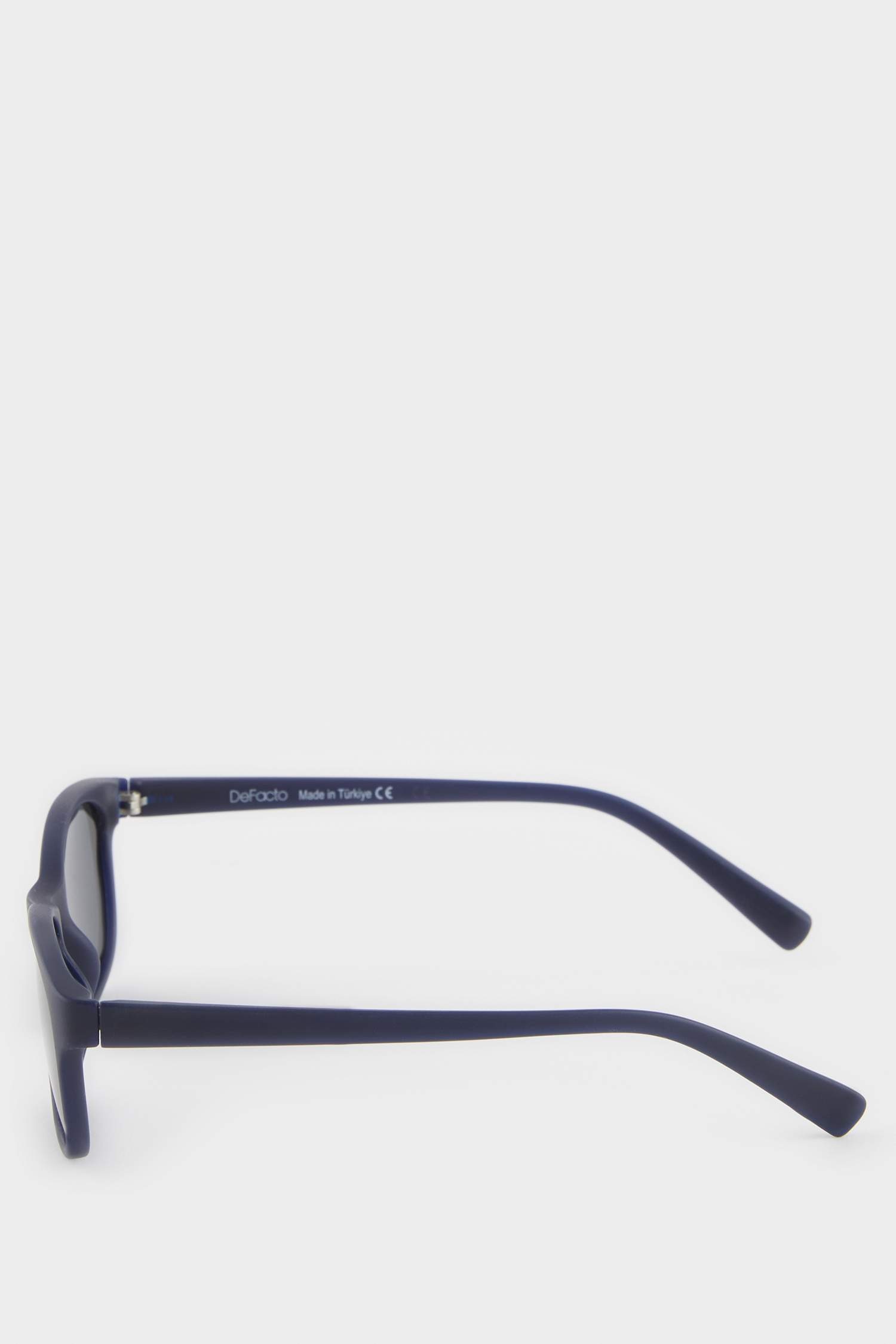 Erkek Çocuk Yuvarlak Siyah Plastik Çerçeve Siyah Cam Polarize Güneş Gözlüğü