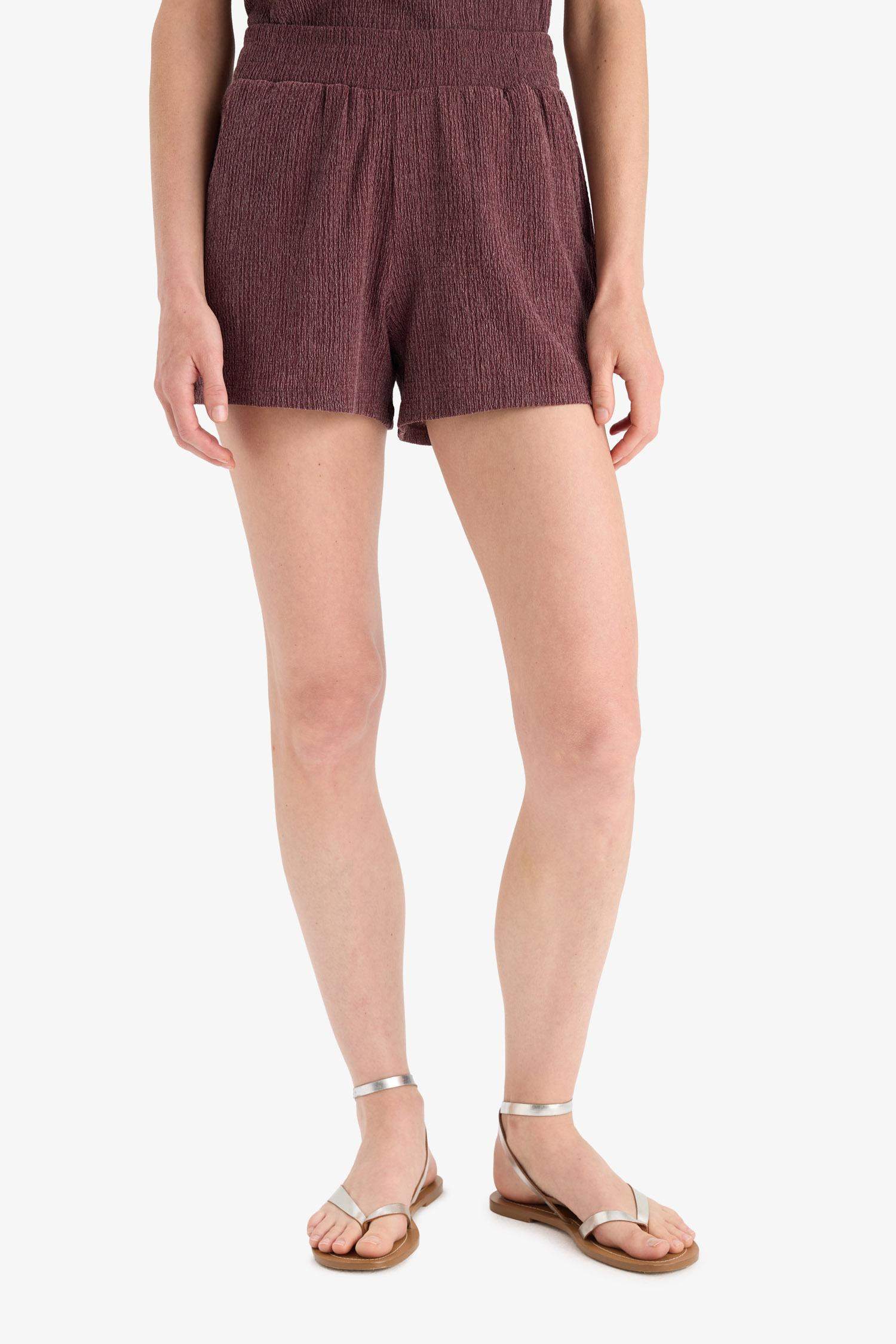 Regular Fit Bürümcük Şort