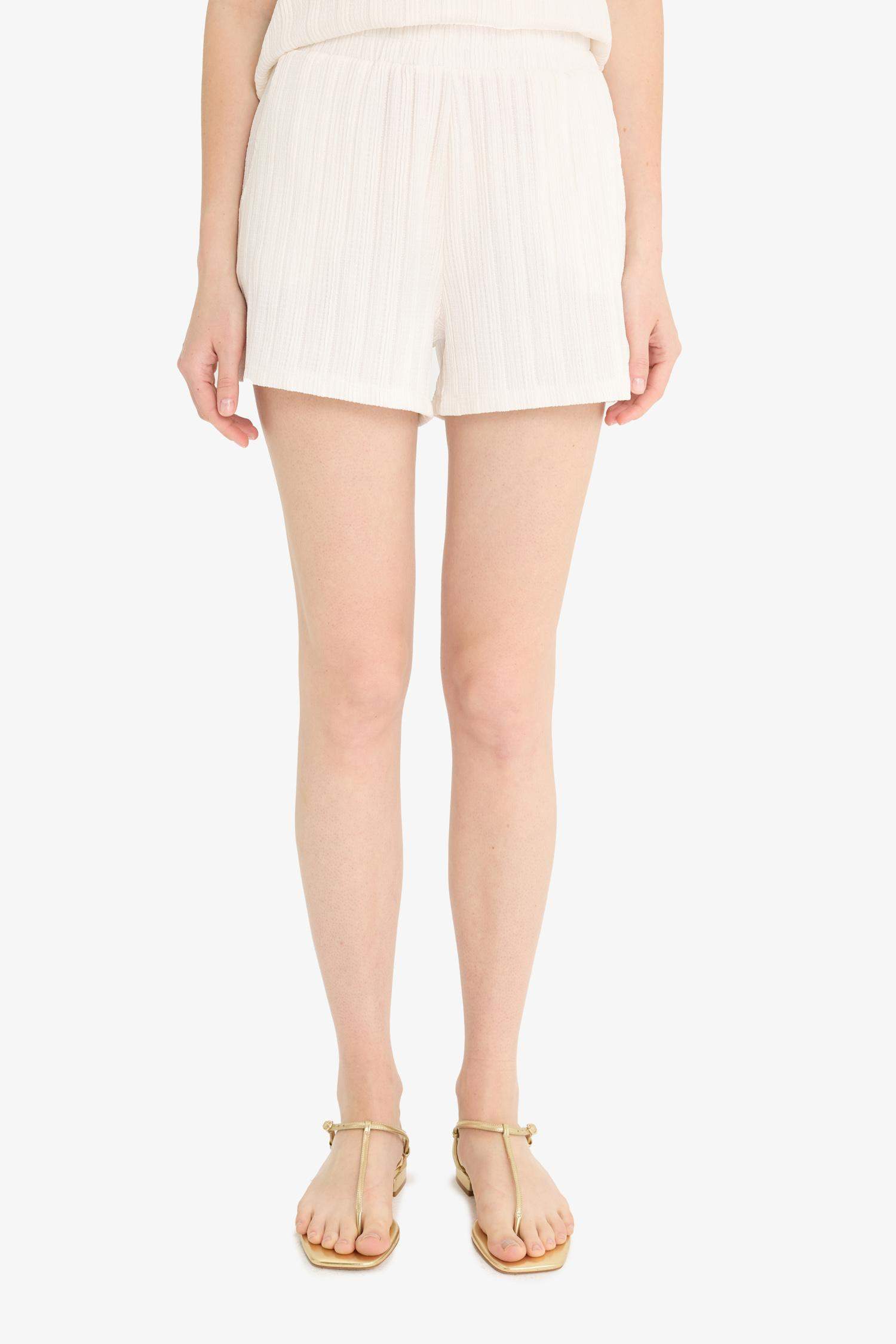 Regular Fit Bürümcük Şort