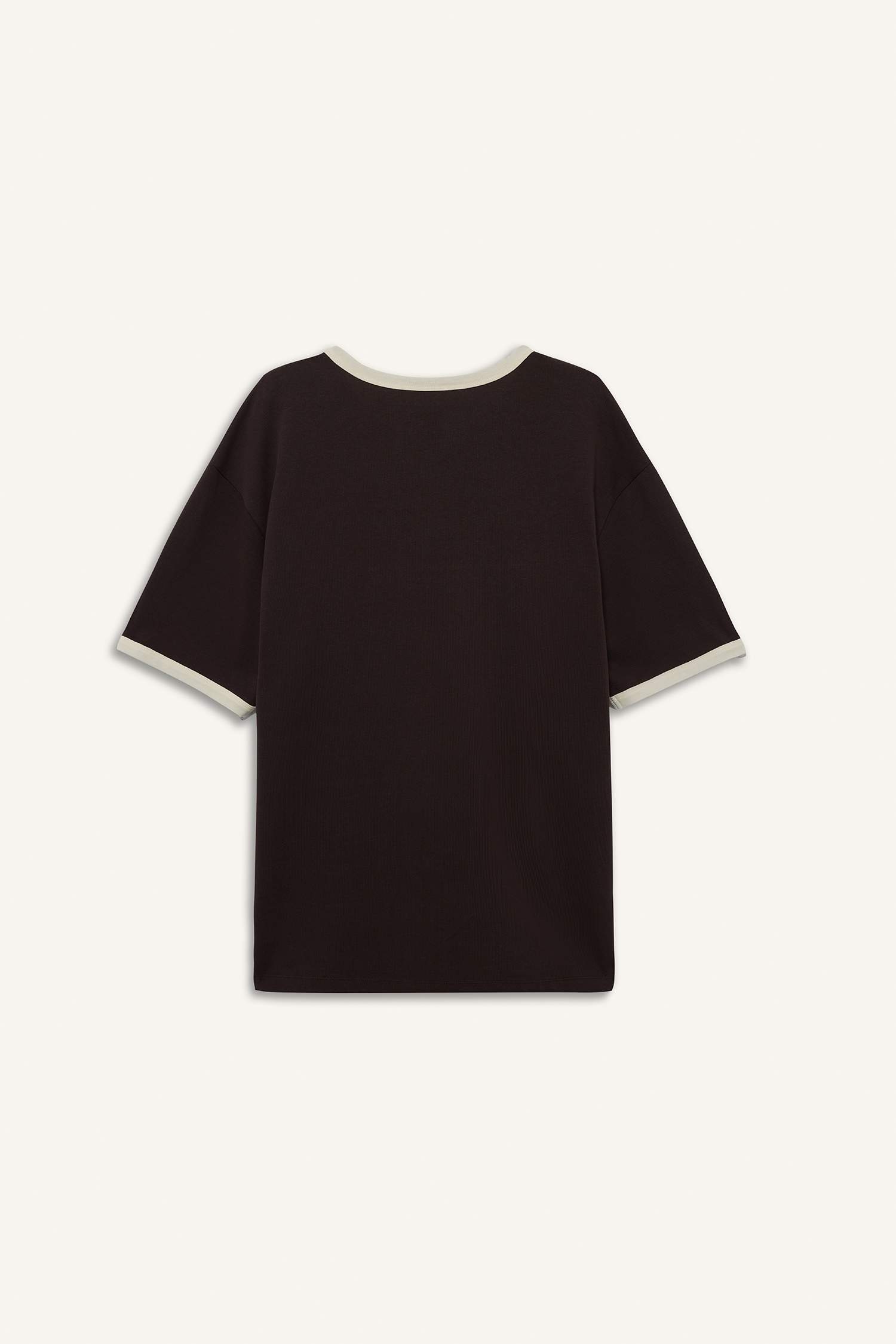 Cotton Boxy Fit Crew Neck Printed T-Shirt