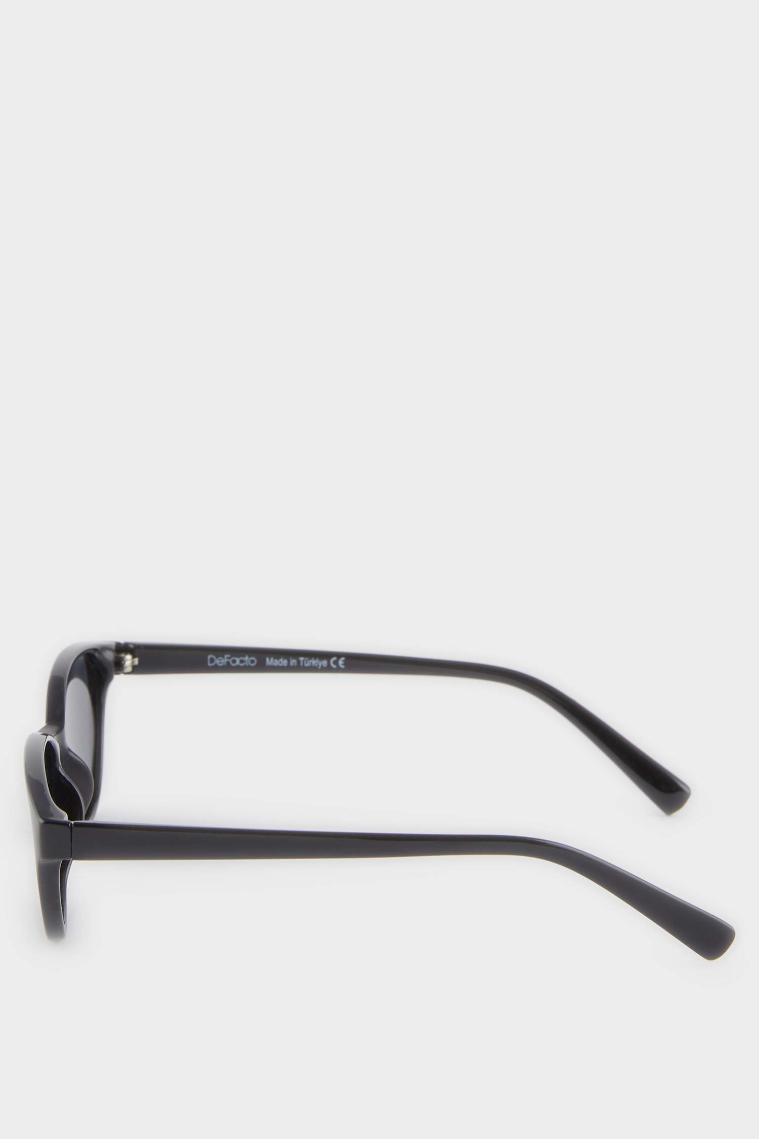 Erkek Çocuk Yuvarlak Siyah Plastik Çerçeve Siyah Cam Polarize Güneş Gözlüğü