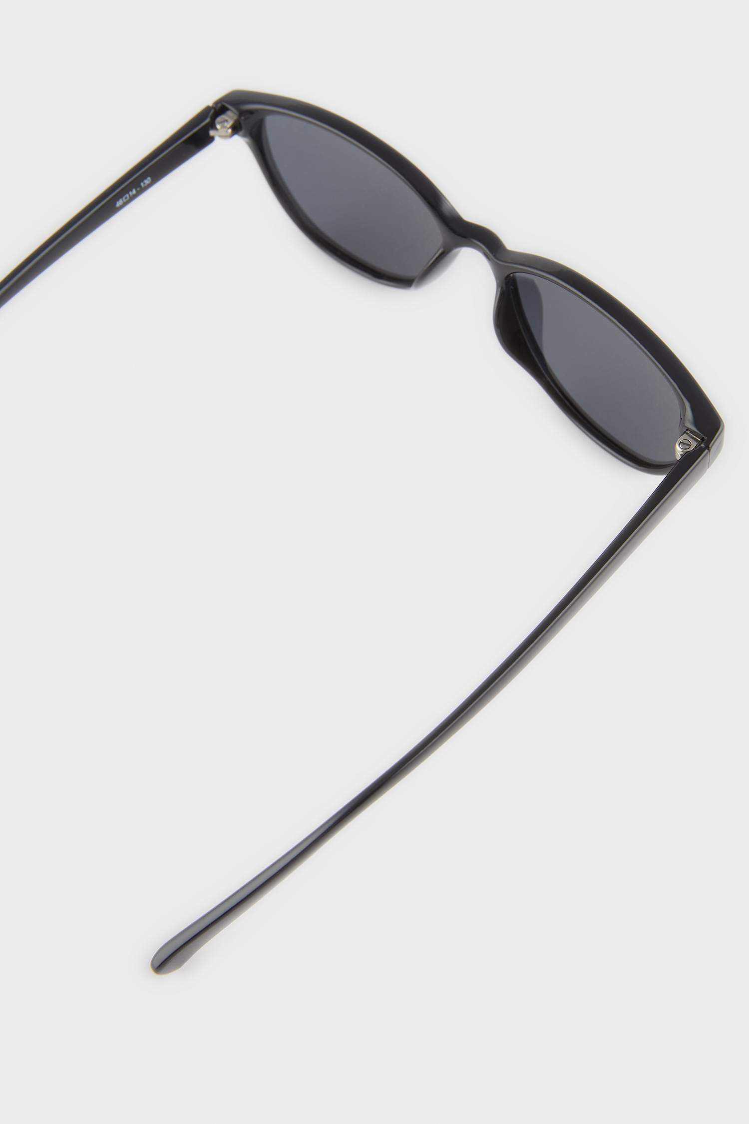 Erkek Çocuk Yuvarlak Siyah Plastik Çerçeve Siyah Cam Polarize Güneş Gözlüğü