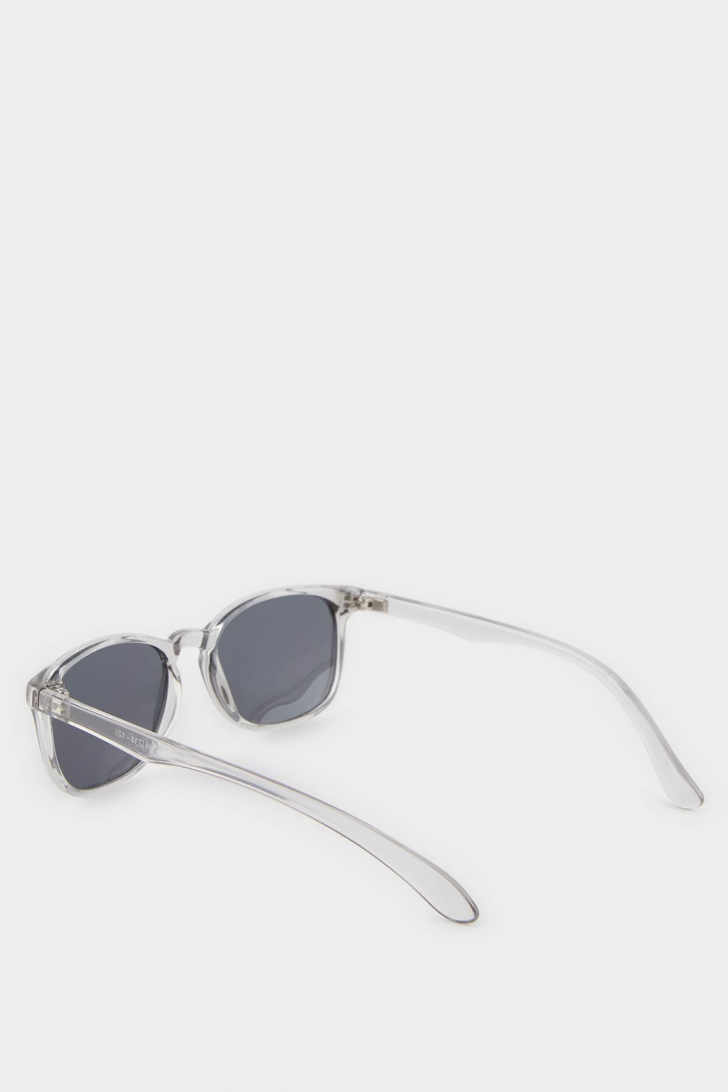 Erkek Çocuk Yuvarlak Gri Plastik Çerçeve Siyah Cam Polarize Güneş Gözlüğü