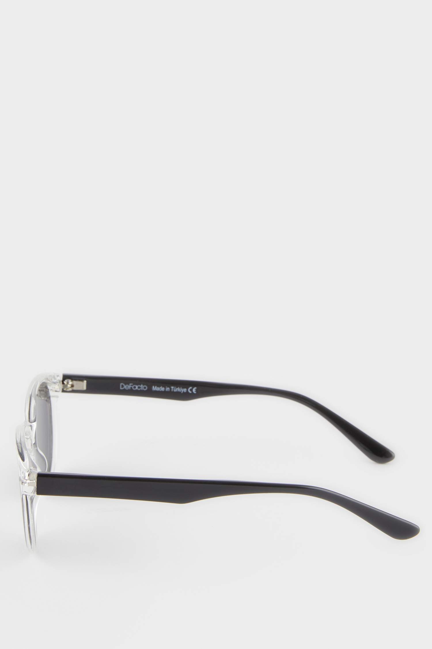 Erkek Çocuk Yuvarlak Renkli Plastik Çerçeve Siyah Cam Polarize Güneş Gözlüğü