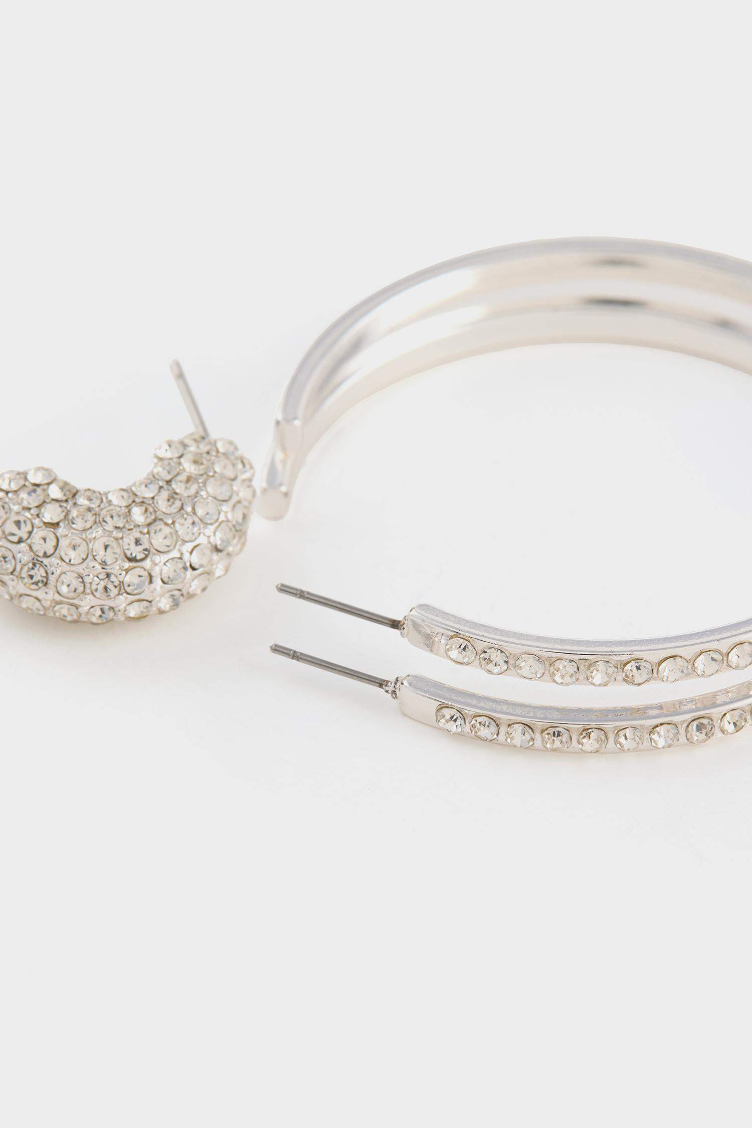 DCEY x DeFacto Kadın 2'li Taşlı Küpe