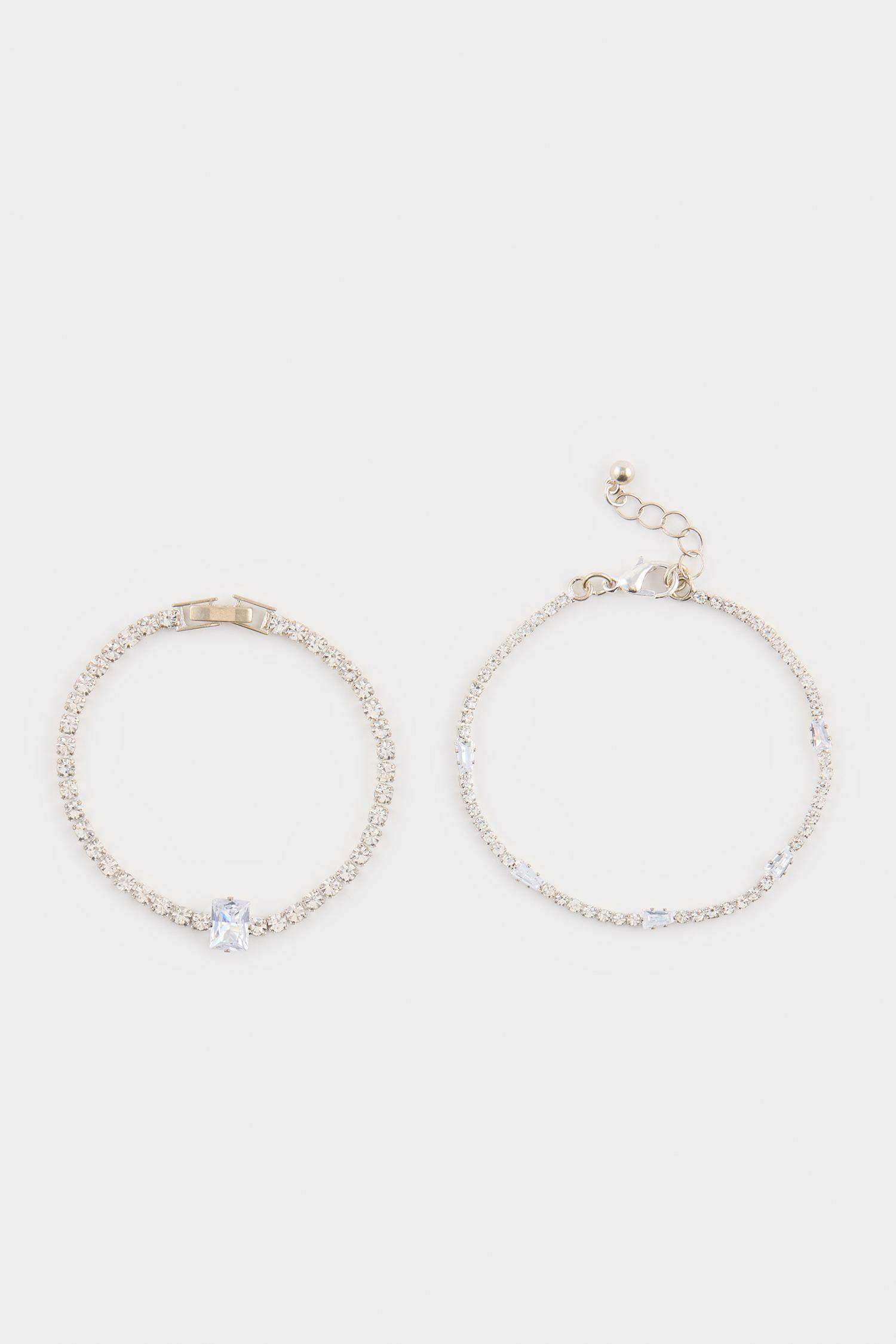 DCEY x DeFacto Kadın 2'li Taşlı Bileklik