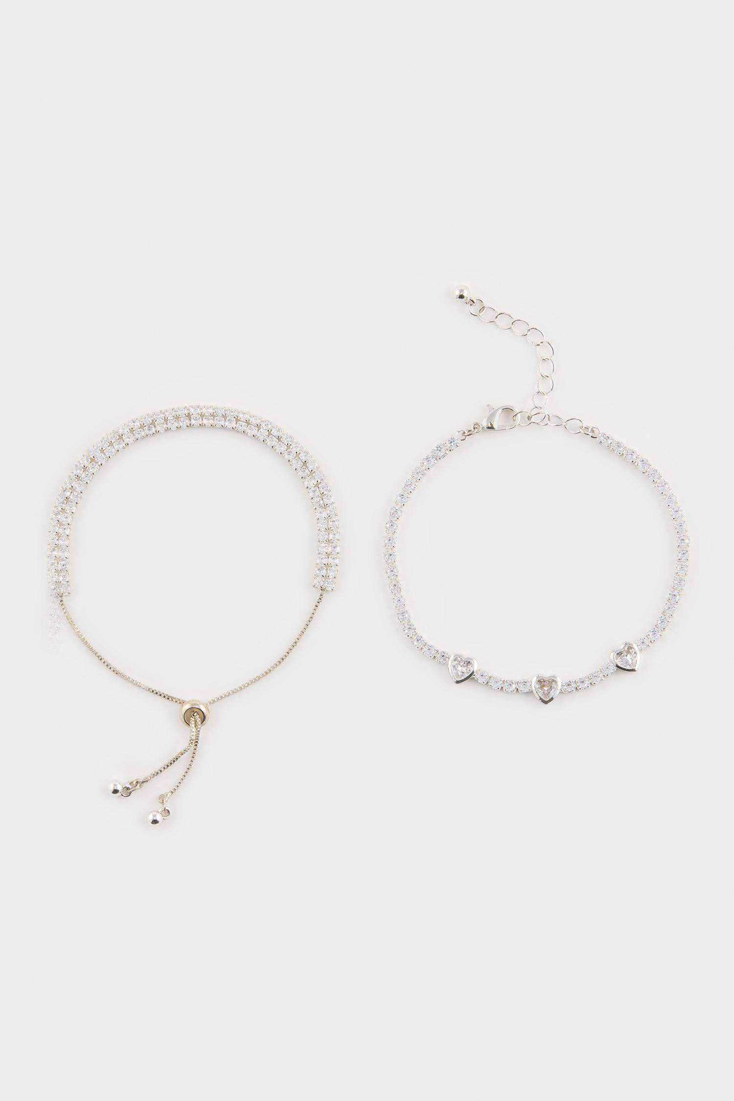 DCEY x DeFacto Kadın 2'li Taşlı Bileklik