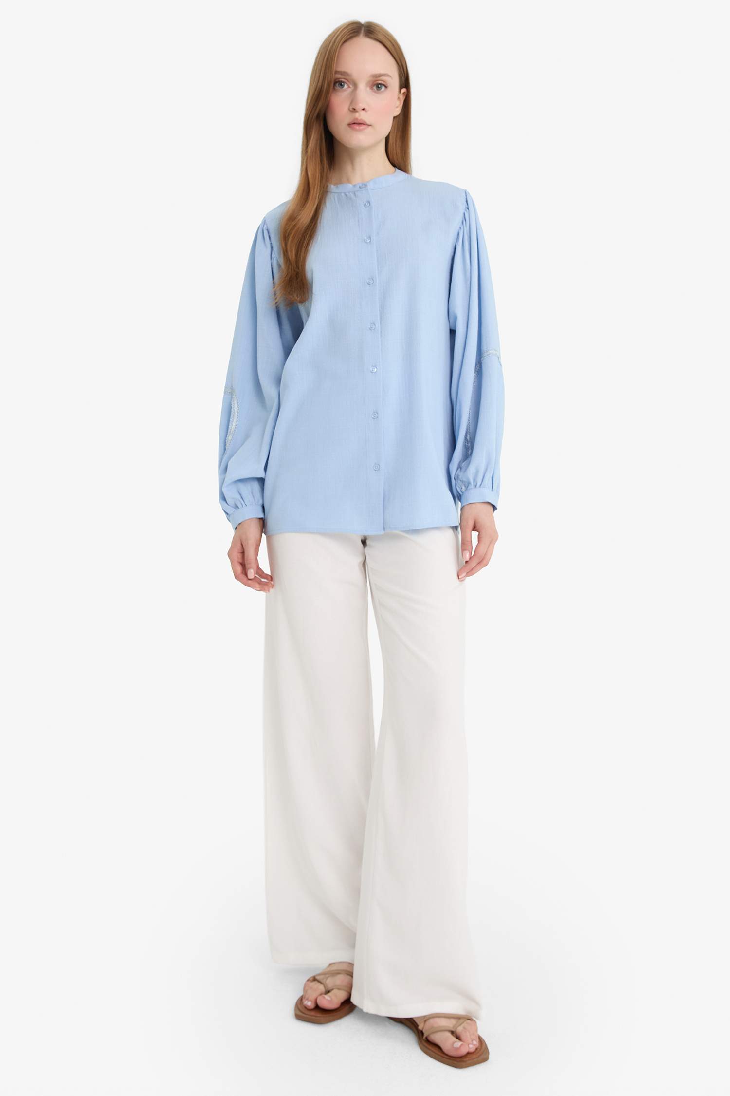 Relax Fit Long Sleeve Shirt Tunic