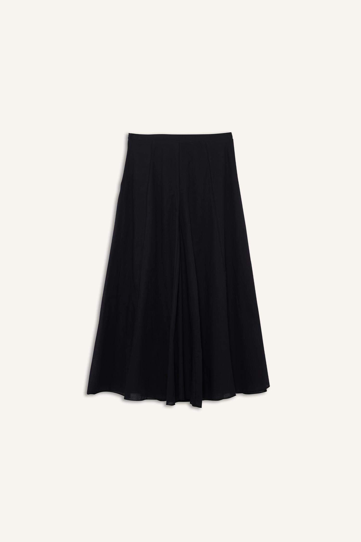 A Cut Voile Maxi Skirt