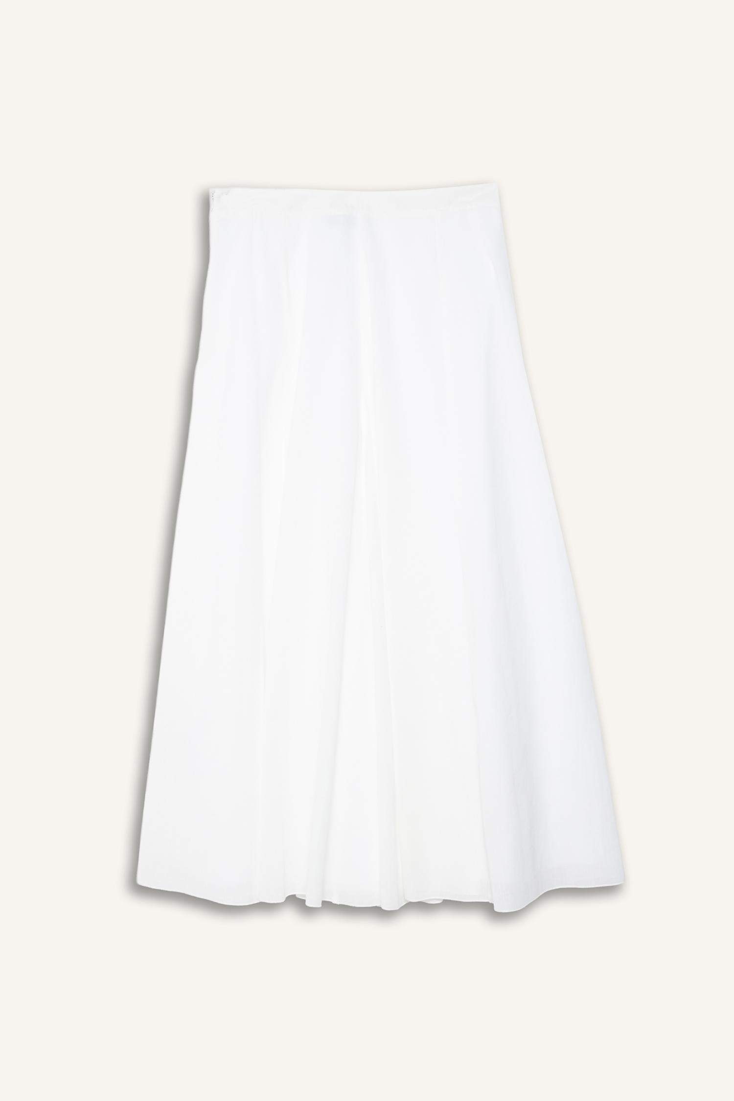 Jupe longue en voile coupe A