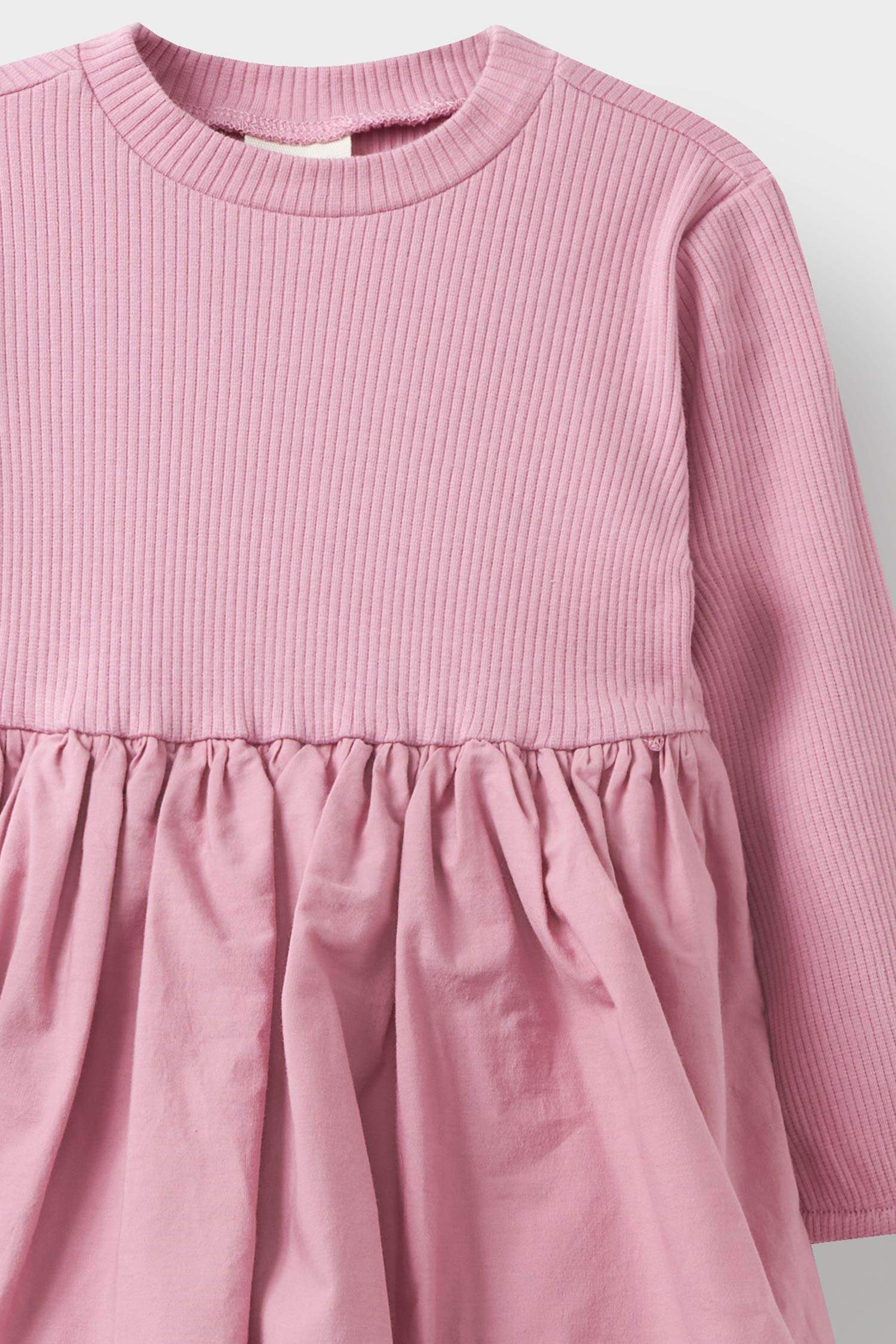 Baby Girl Ribbed Camisole Balloon Skirt Dress