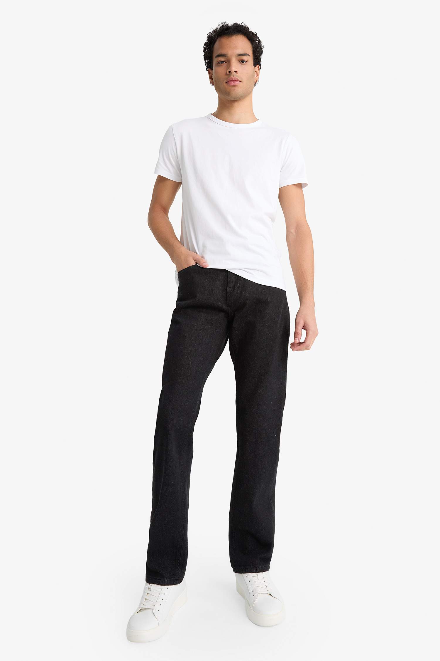 Sergio Regular Fit Regular Waist Straight Leg Jeans