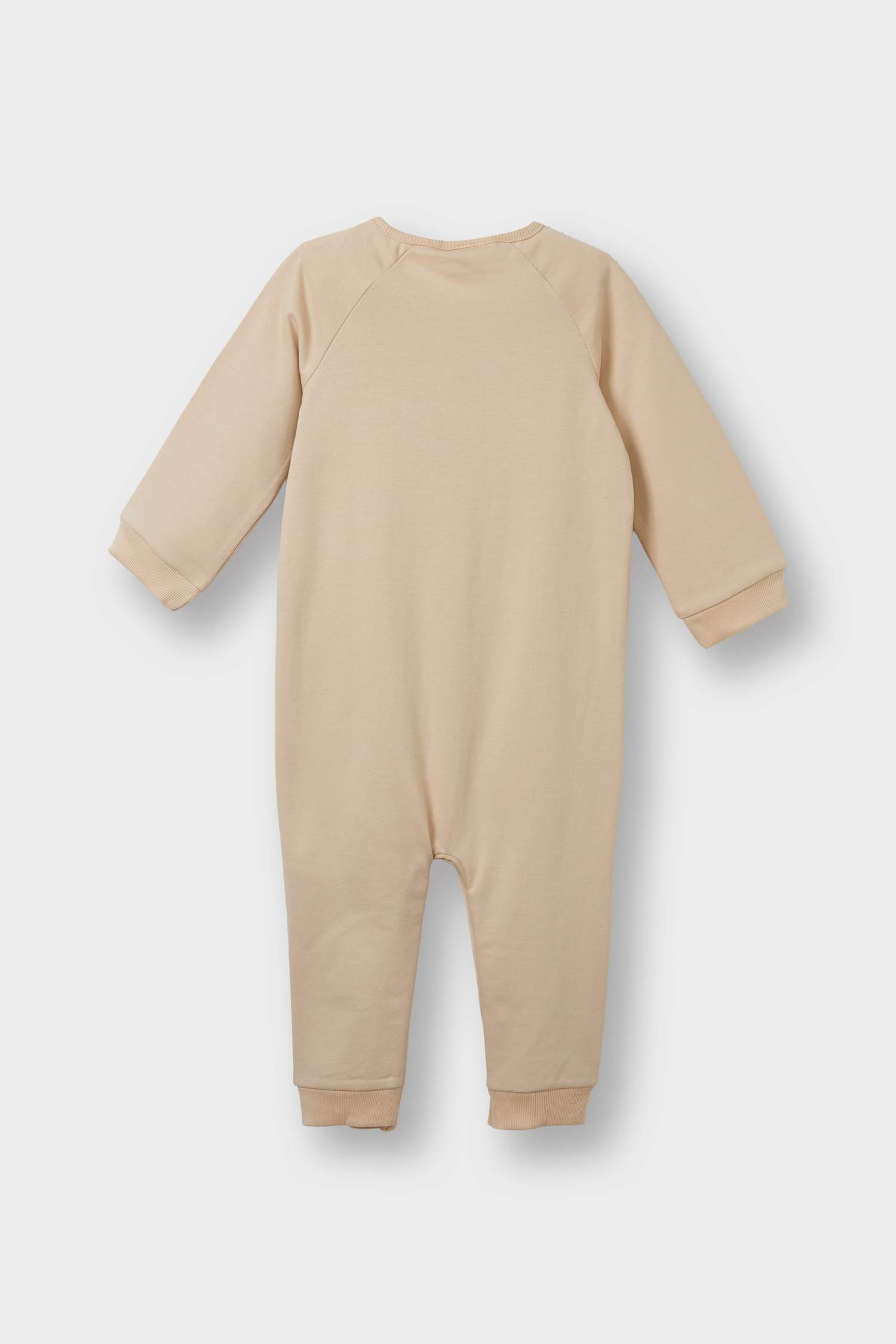 Thin Sweatshirt Fabric Regular Fit Jumpsuit