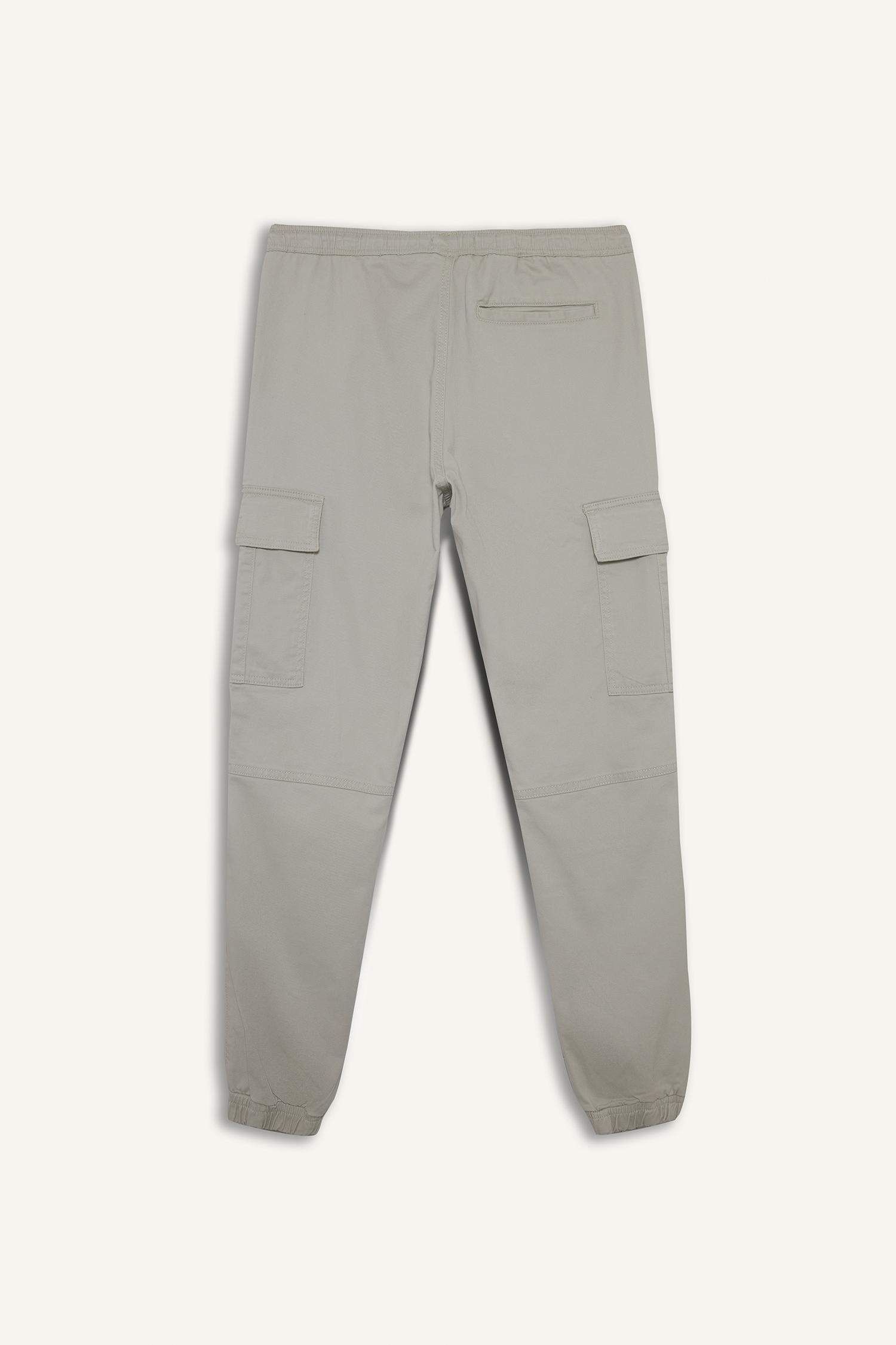 بنطلون كارجو قصة عادية بجيب ورباط