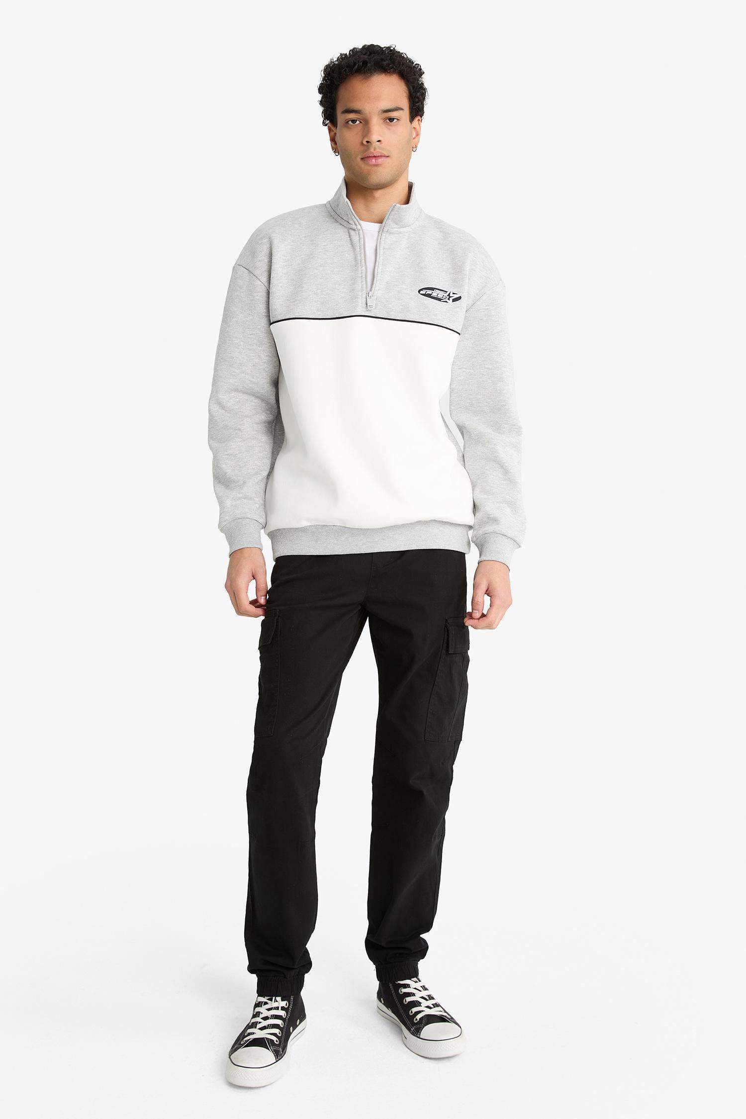 Regular Fit Beli Bağcıklı Kargo Cepli Jogger Pantolon