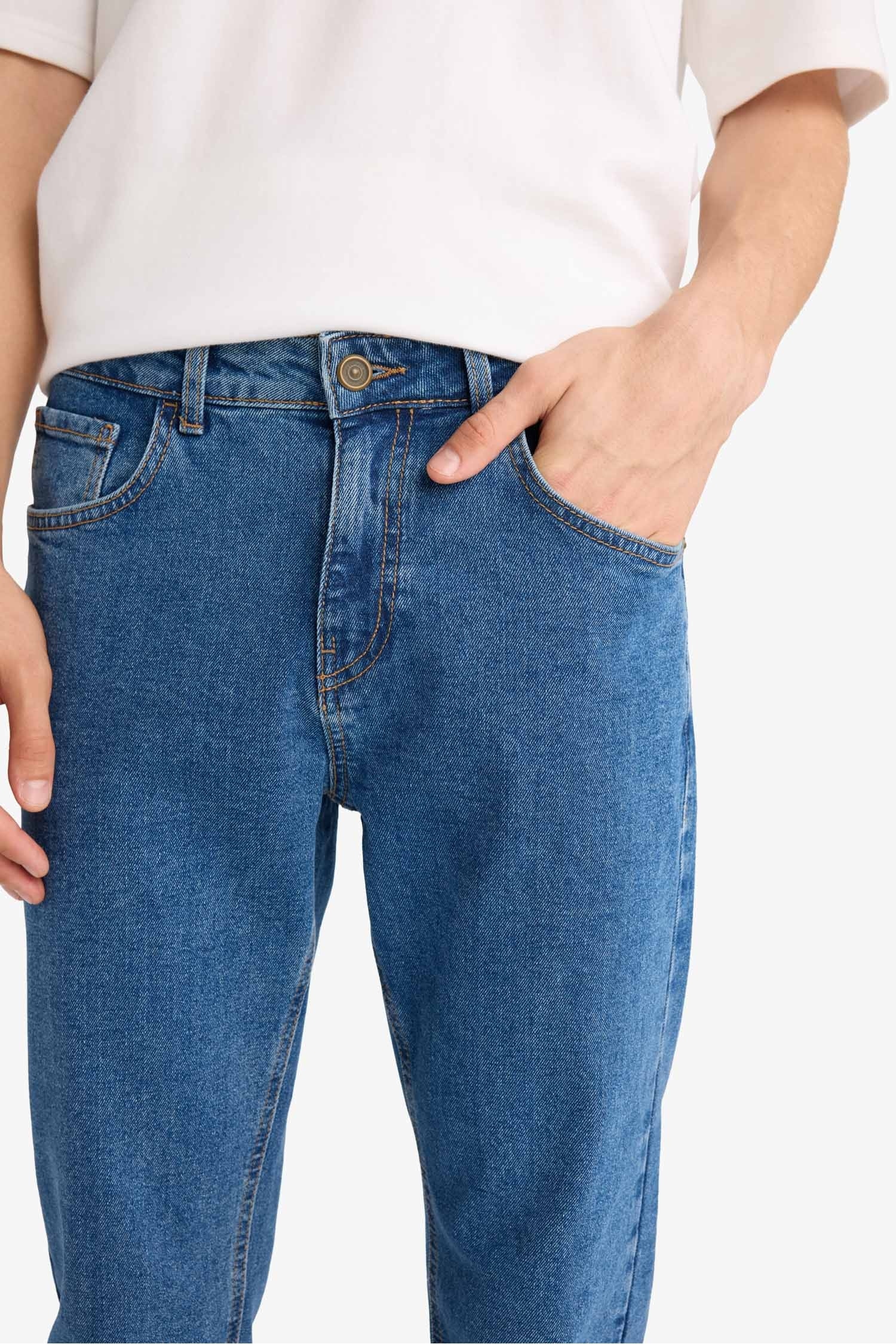 Sergio Regular Fit Normal Kalıp Normal Bel Boru Paça Jean Pantolon