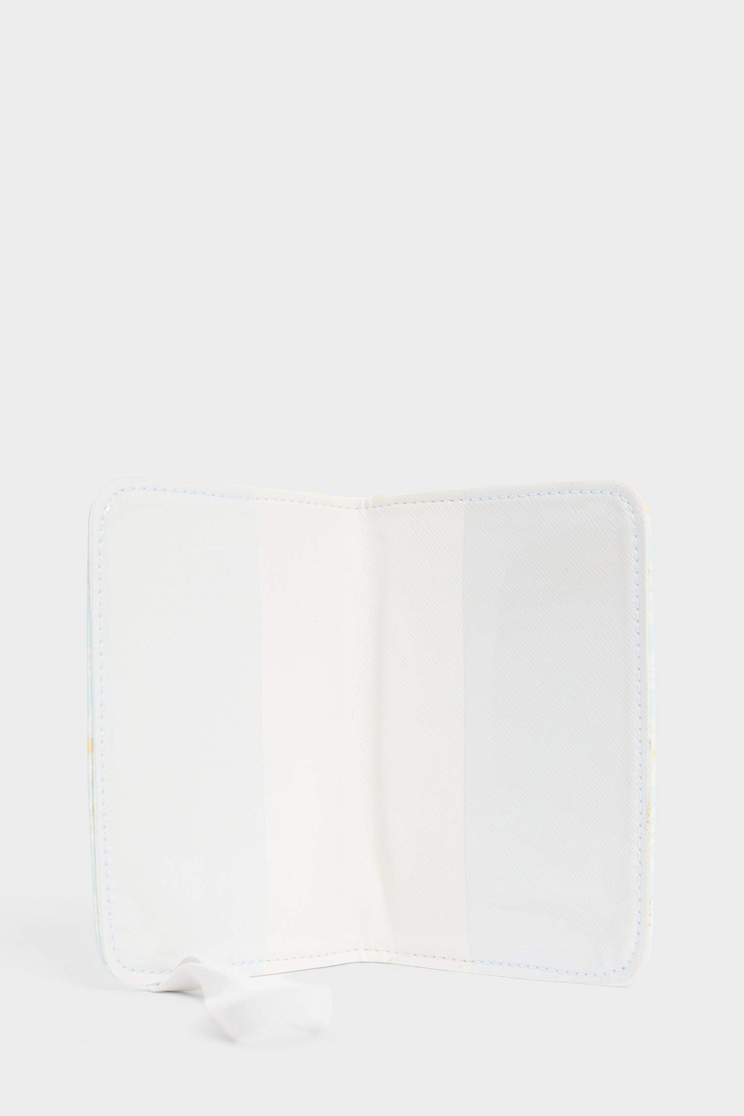 Kadın Çiçekli Suni Deri Pasaportluk ve Valiz İsimliği Set