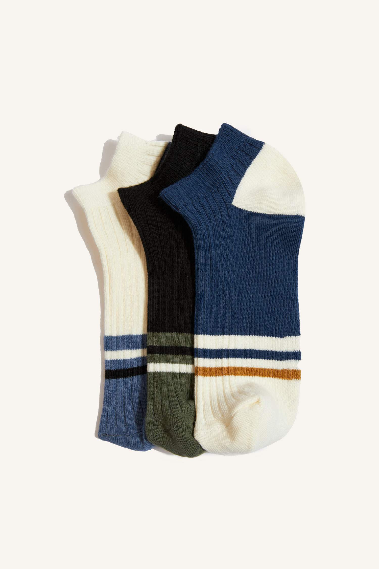 Lot de 3 paires de Chaussettes courtes en coton pour garçon