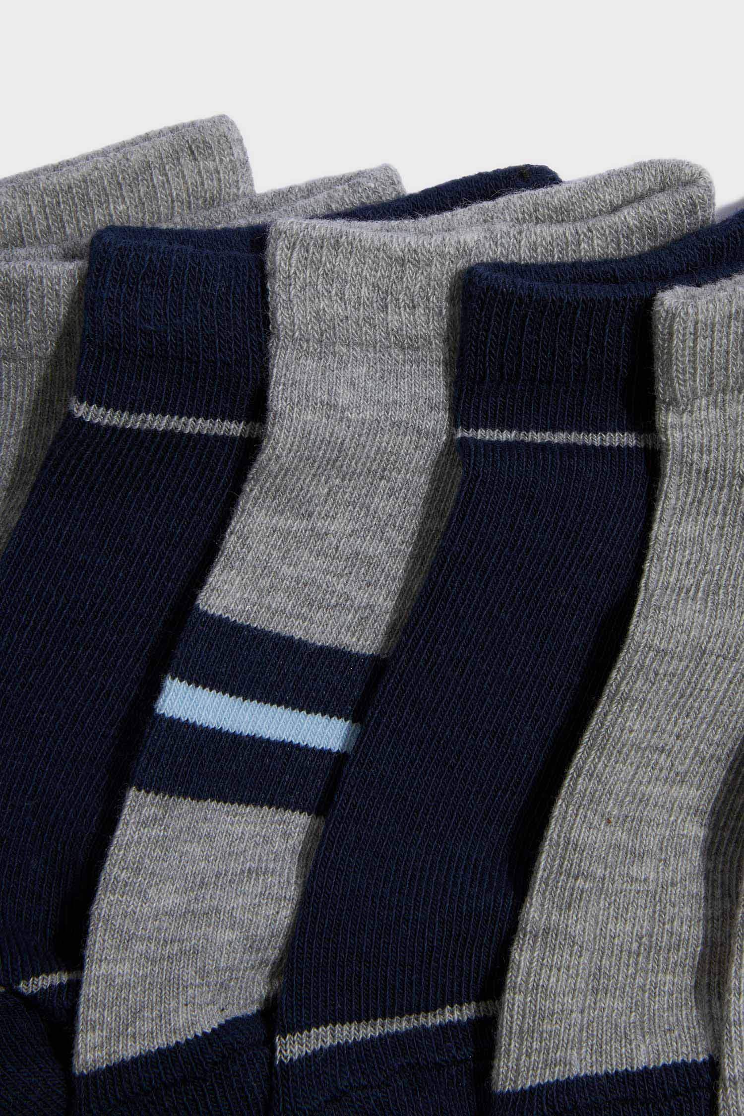 Boy 7 Piece Cotton Ankle Socks