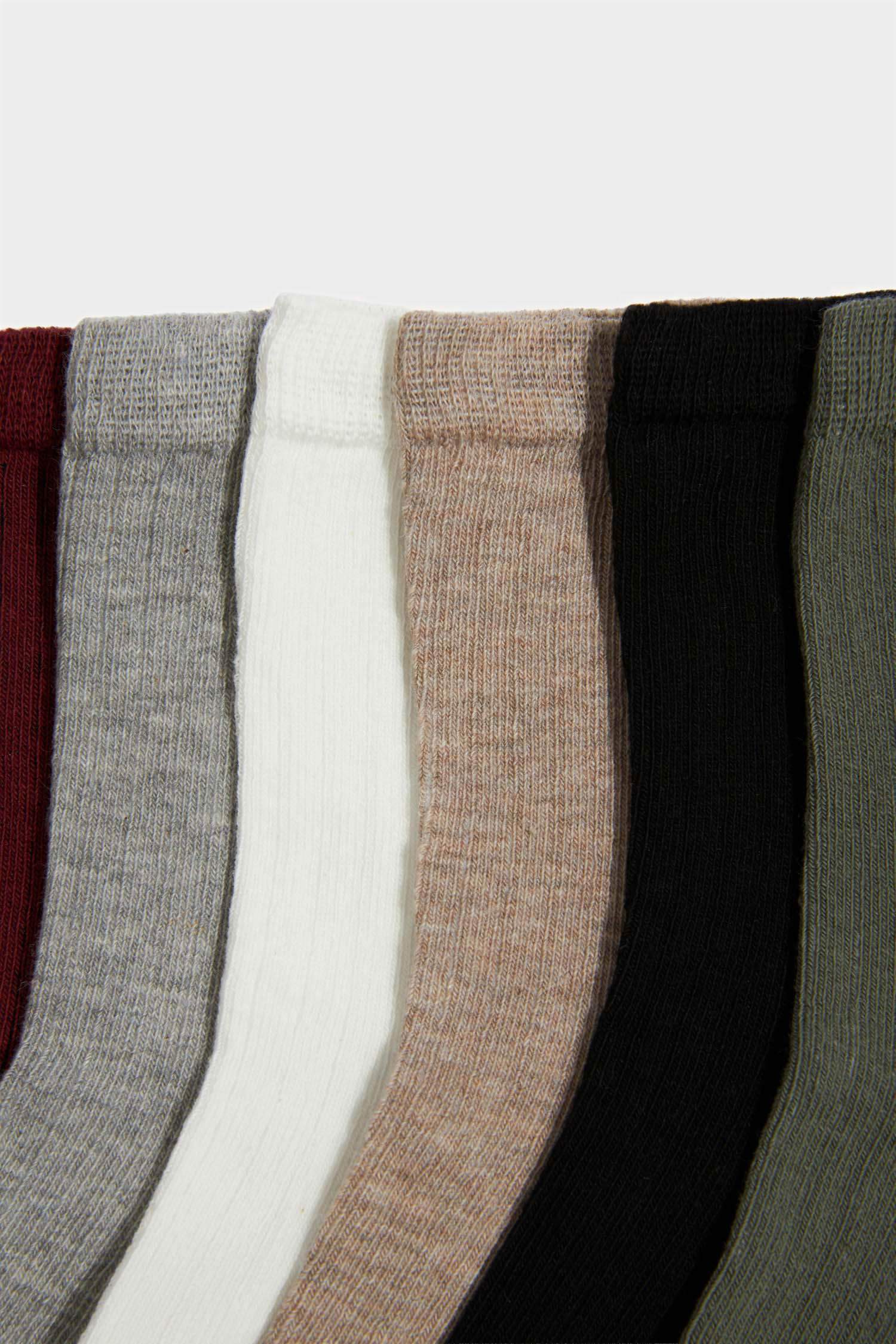 Erkek Çocuk 7'li Pamuklu Uzun Çorap