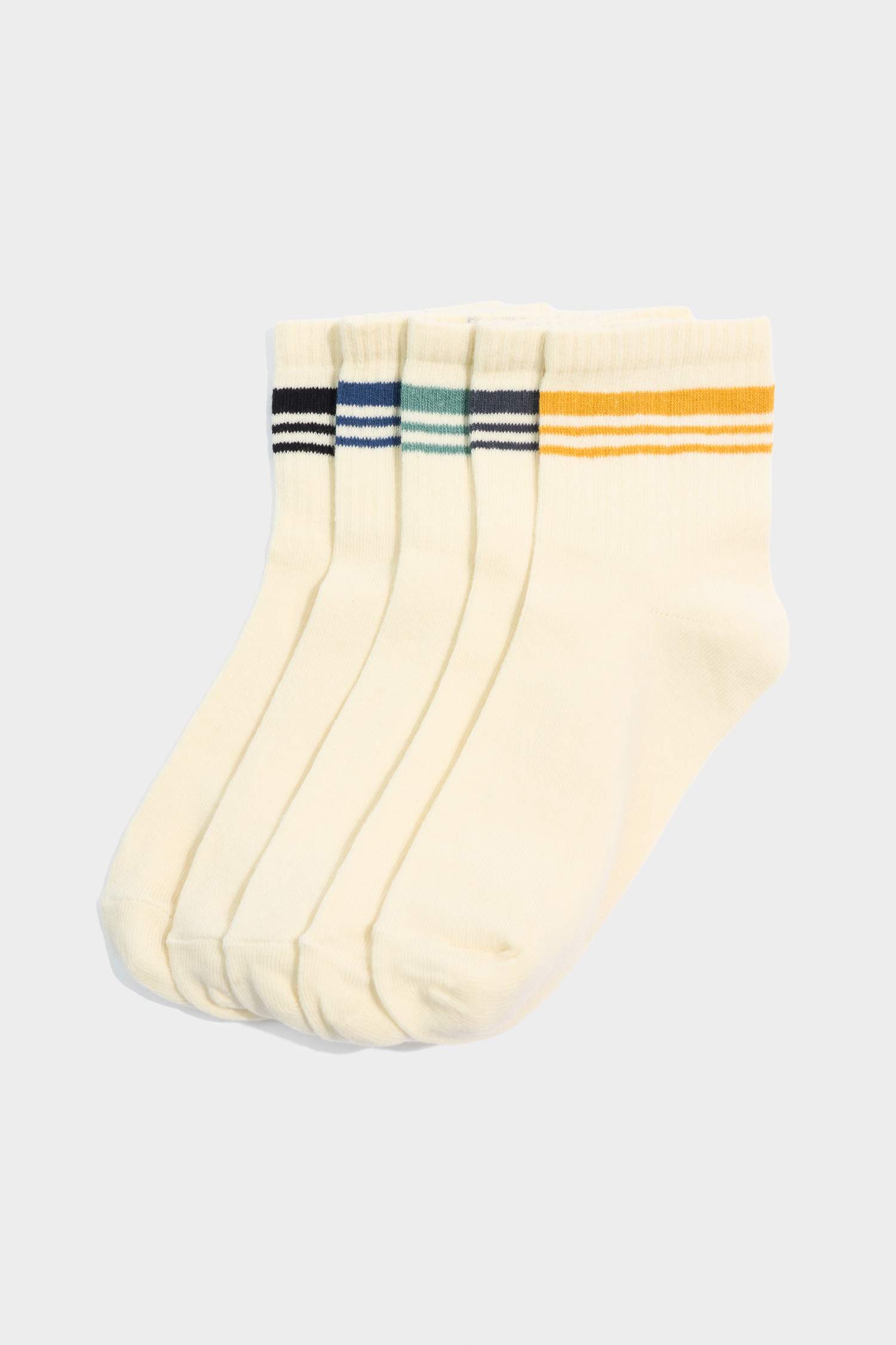 Boy 5 Piece Cotton Short Sockss