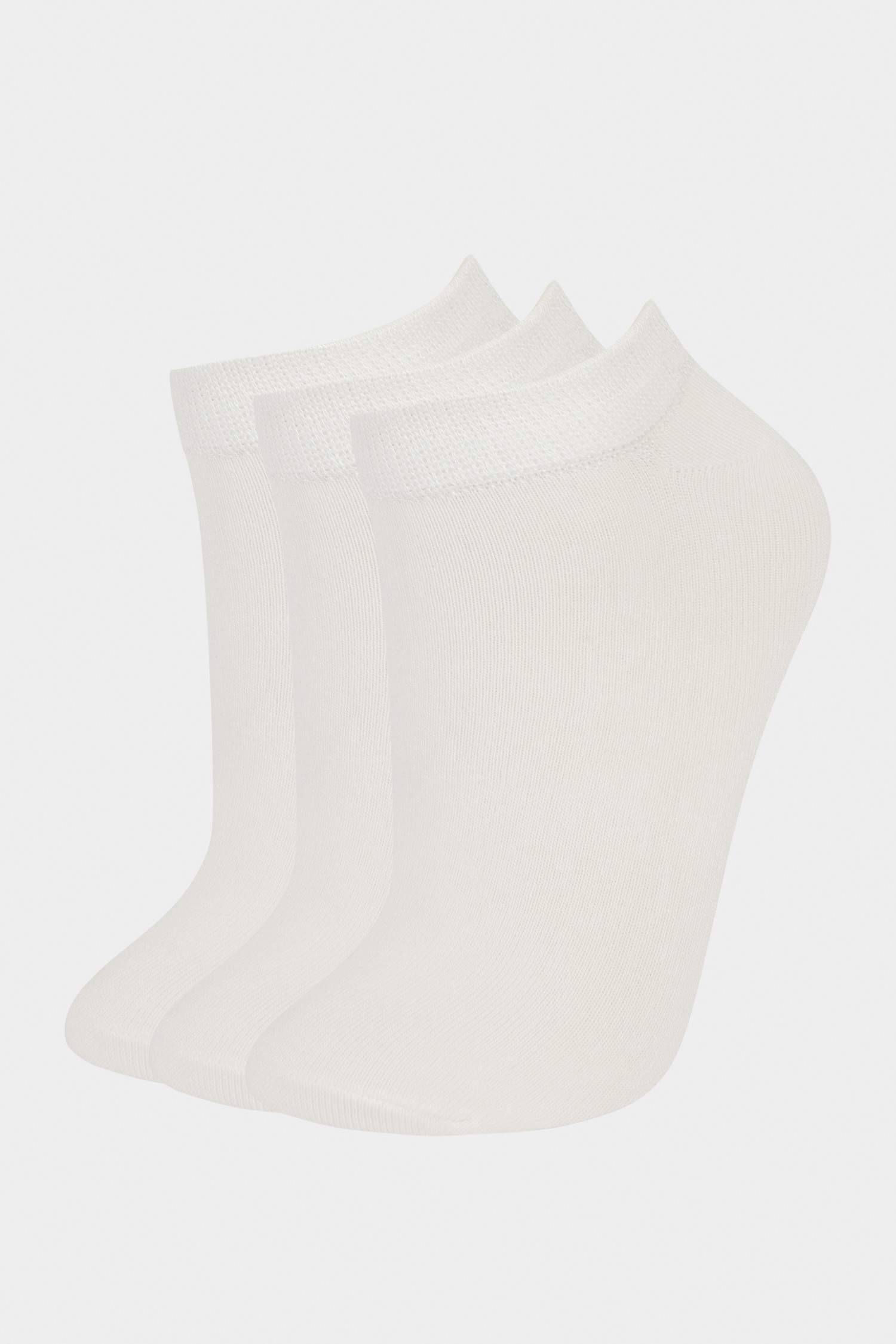 Kadın Dikişsiz 3'lü Bambu Patik Çorap