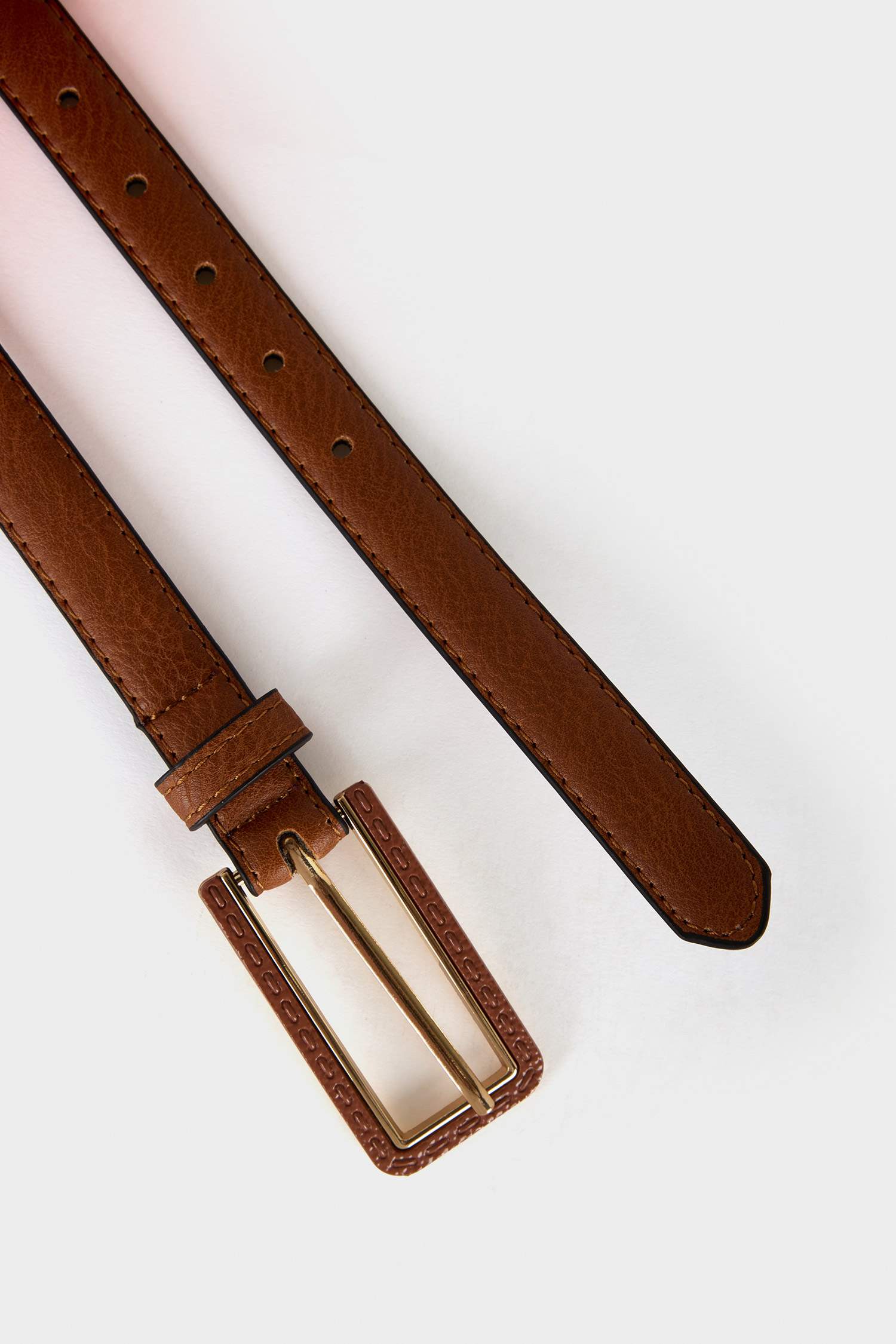 Kadın Suni Deri 2'li Günlük Kemer